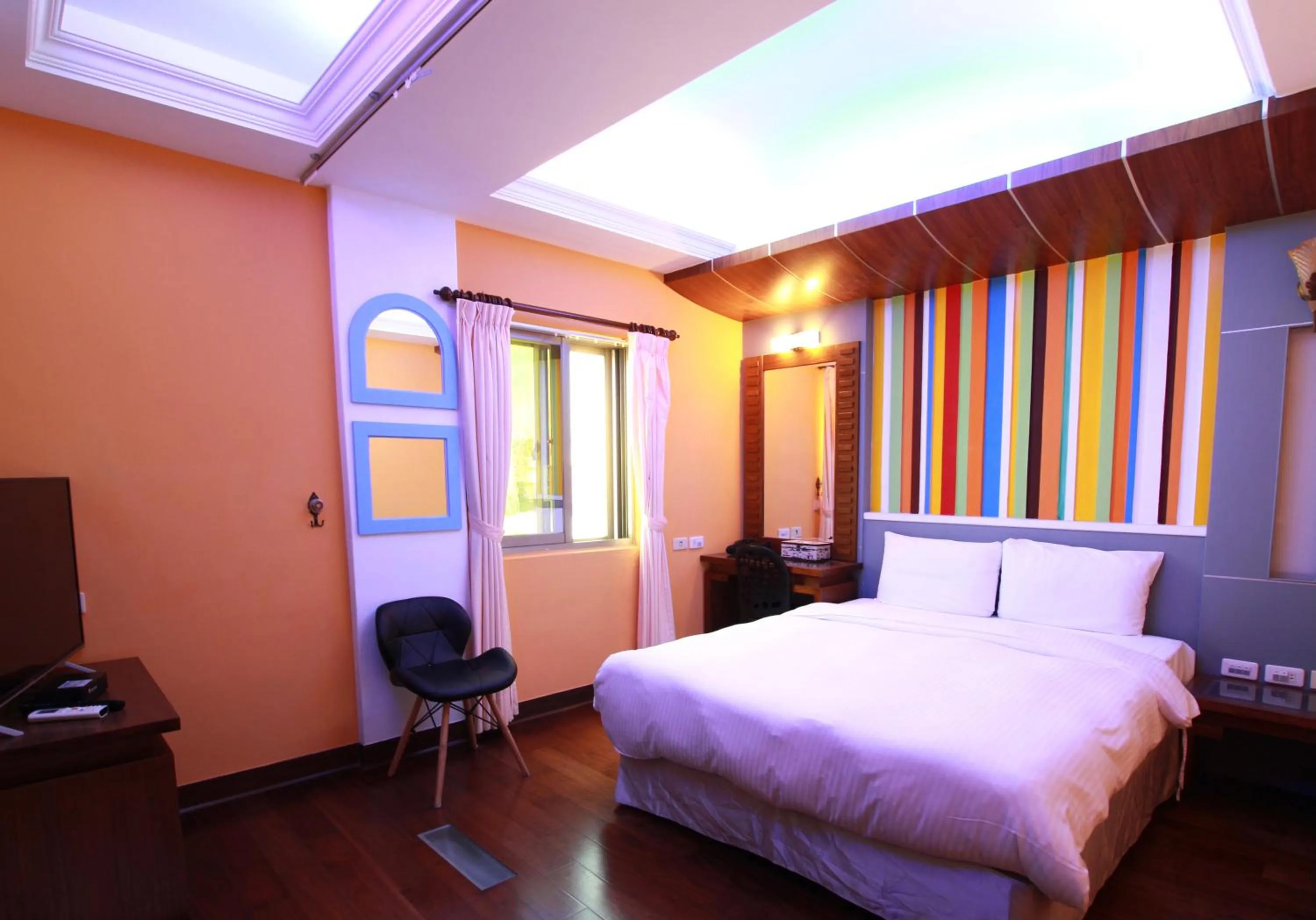 Photo of the whole room, Bed in Seashell Bay 墾丁貝殼灣