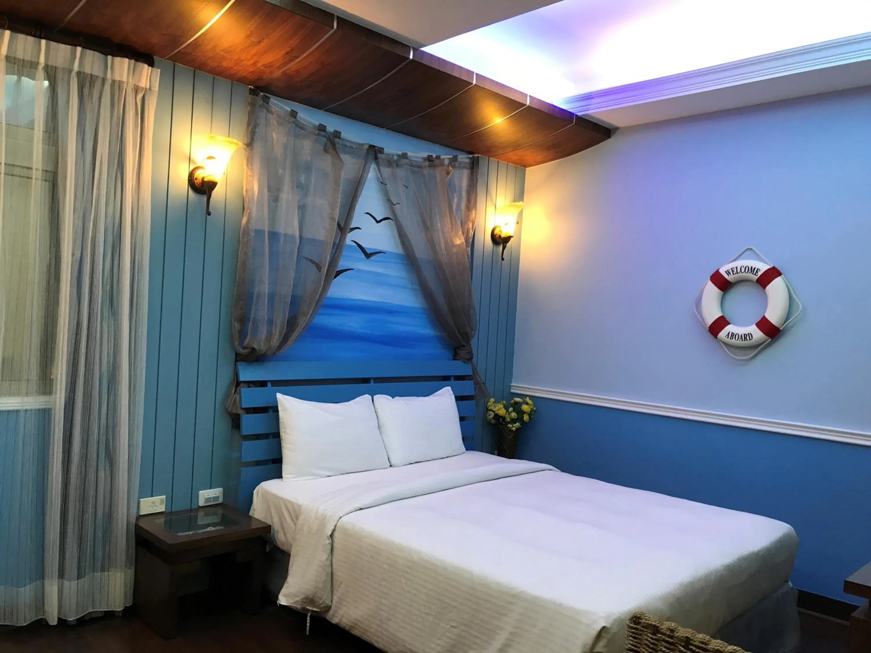 Photo of the whole room, Bed in Seashell Bay 墾丁貝殼灣