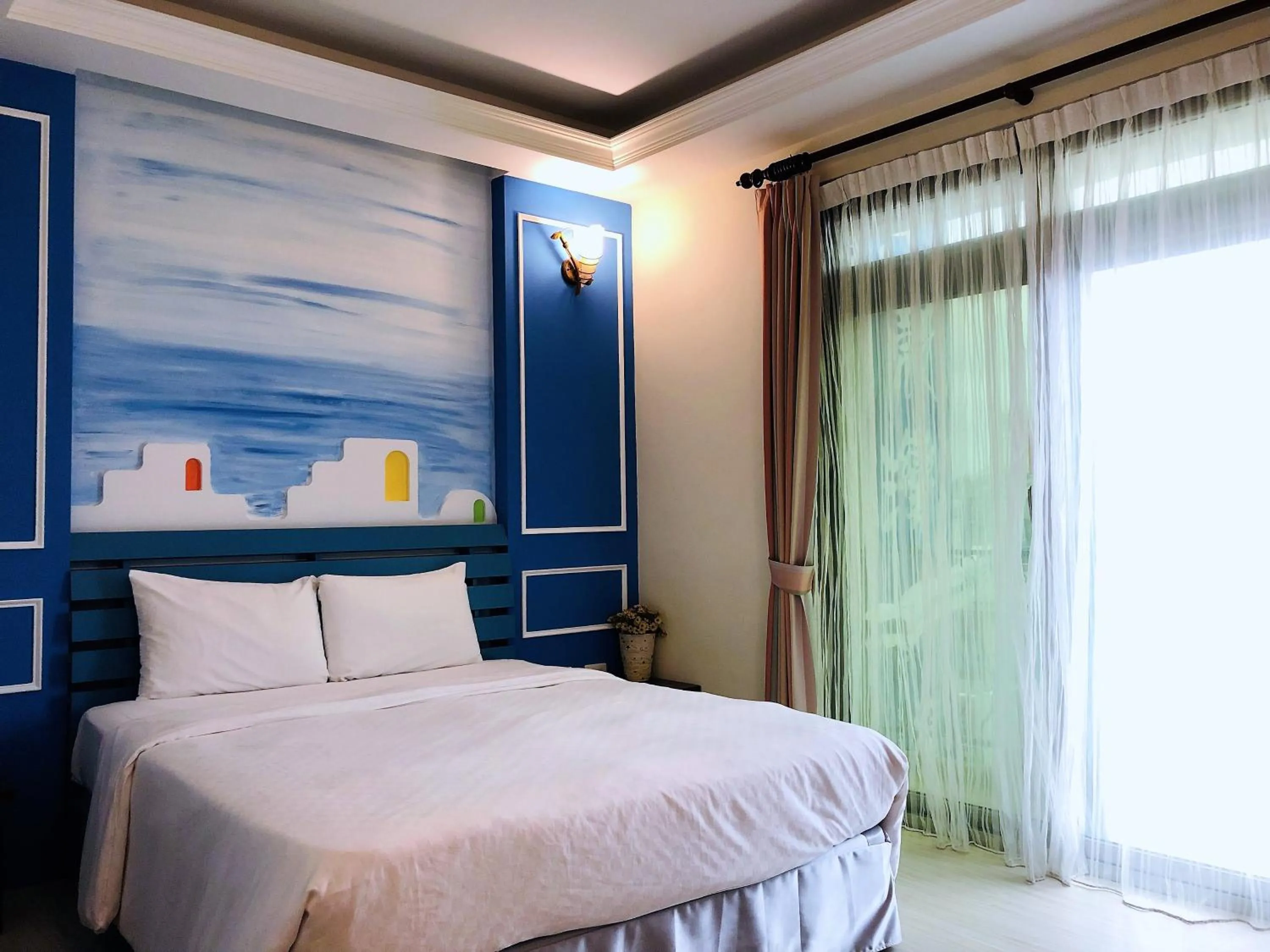 Photo of the whole room, Bed in Seashell Bay 墾丁貝殼灣
