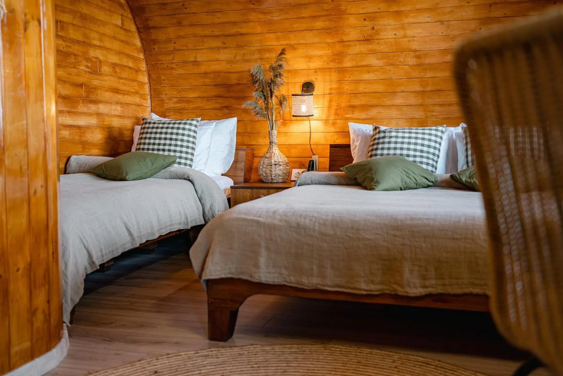 Bed in Razelm Luxury Resort