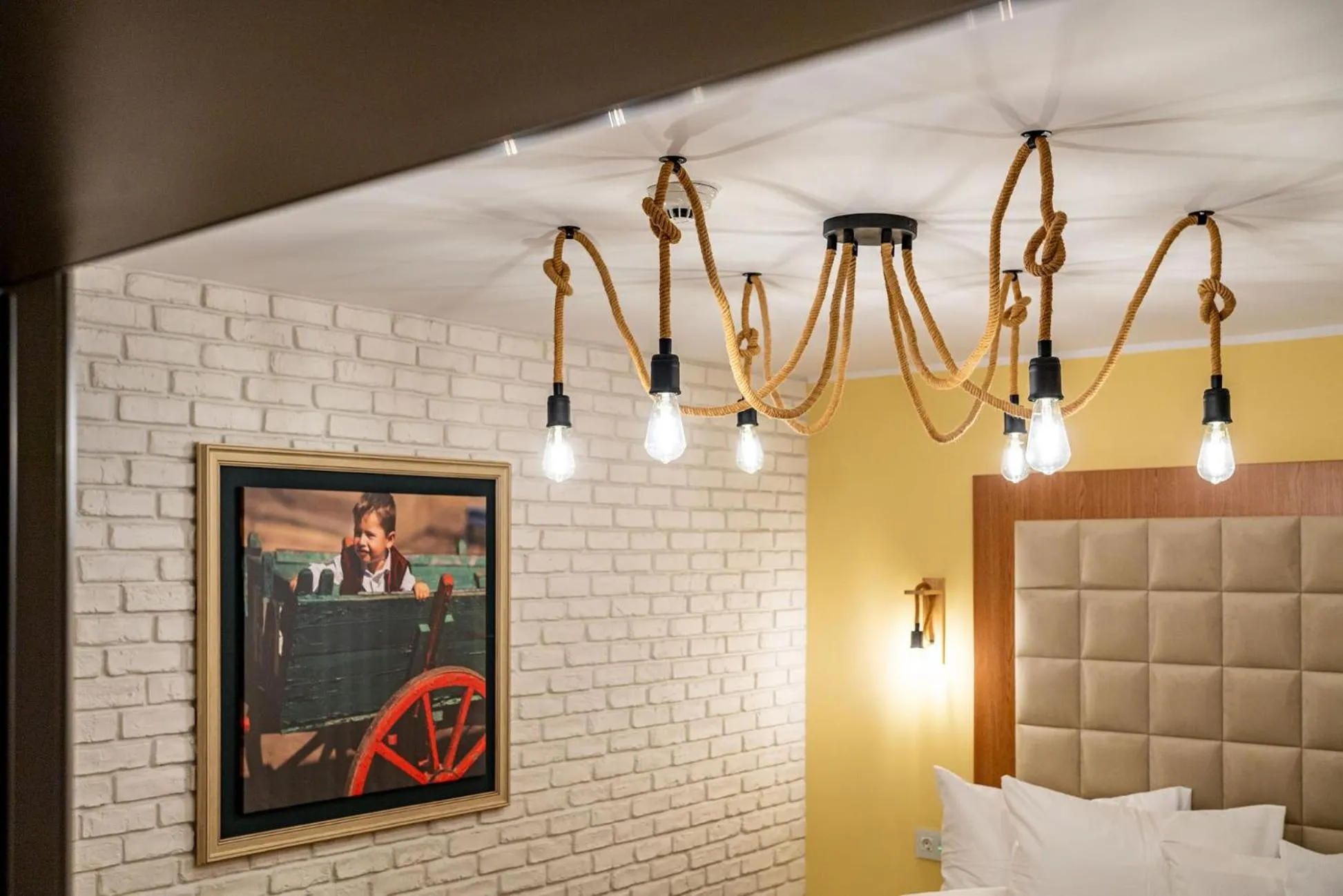 Decorative detail, Bed in Razelm Luxury Resort