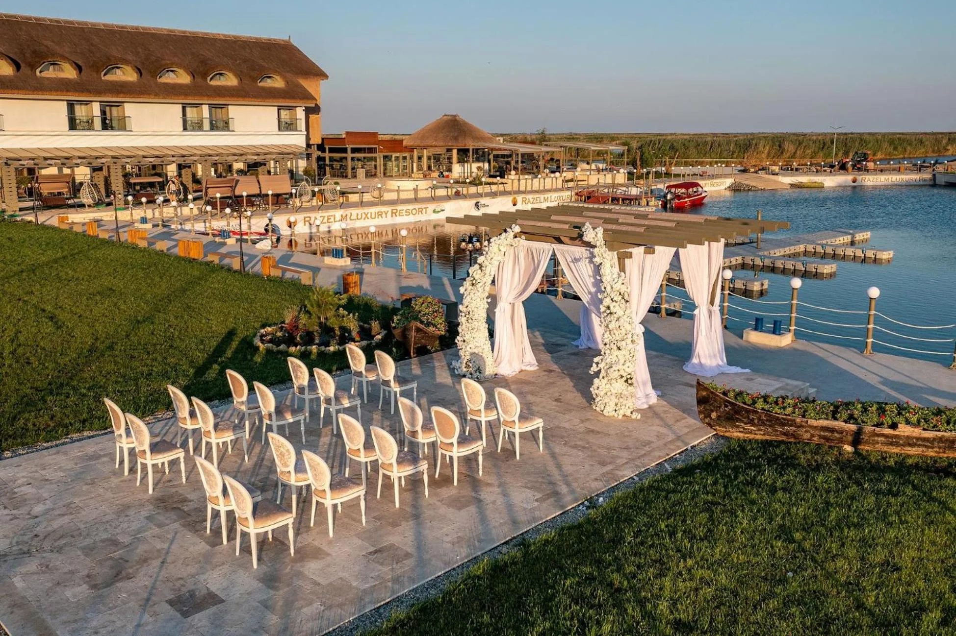 wedding in Razelm Luxury Resort