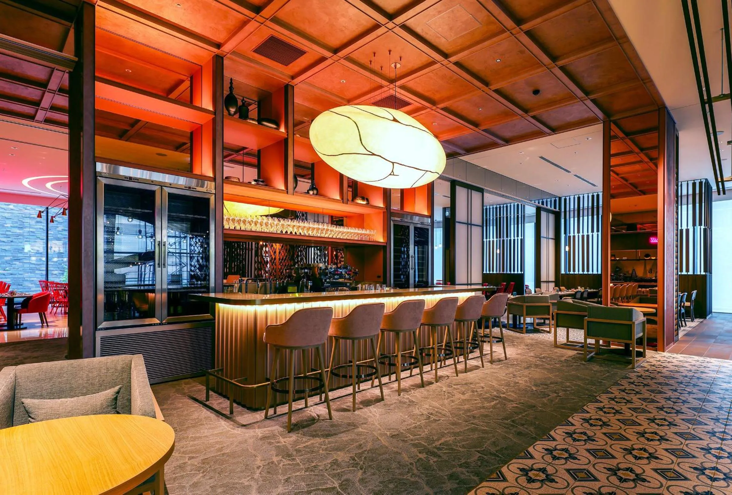 Dining area in Centara Grand Hotel Osaka