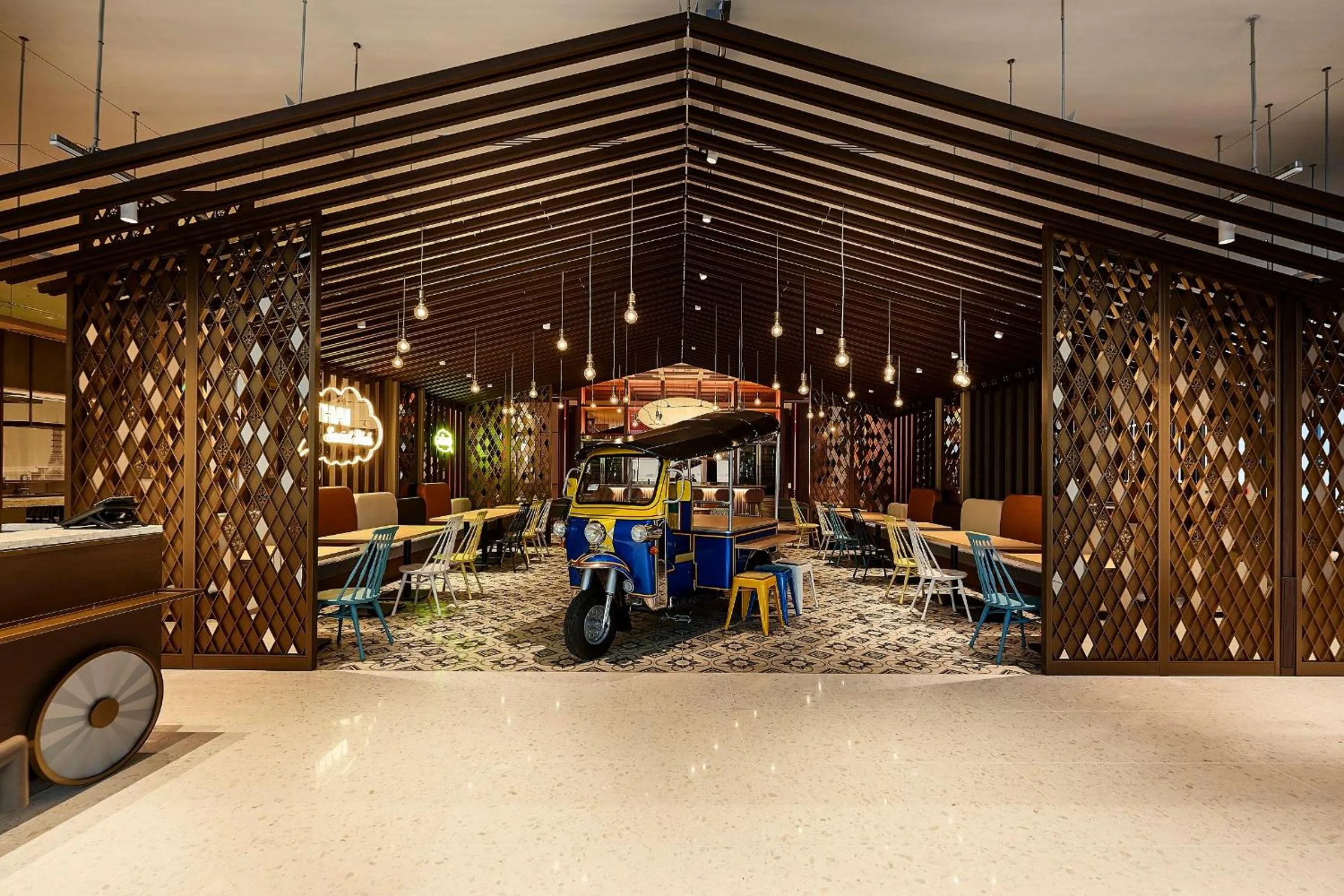 Dining area in Centara Grand Hotel Osaka