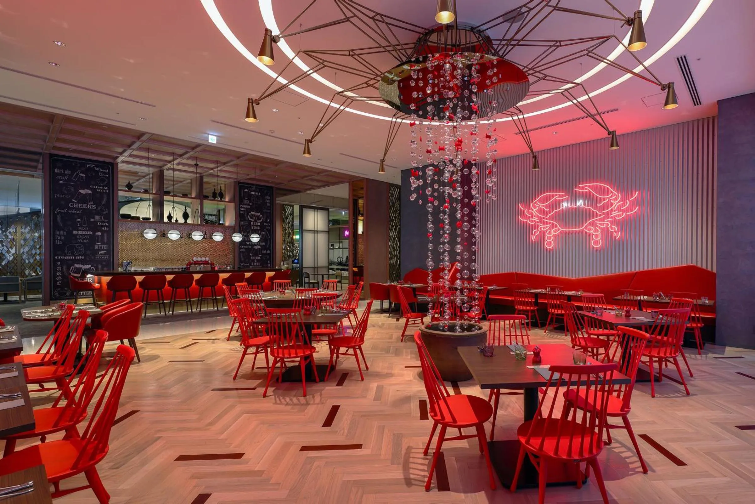 Dining area in Centara Grand Hotel Osaka