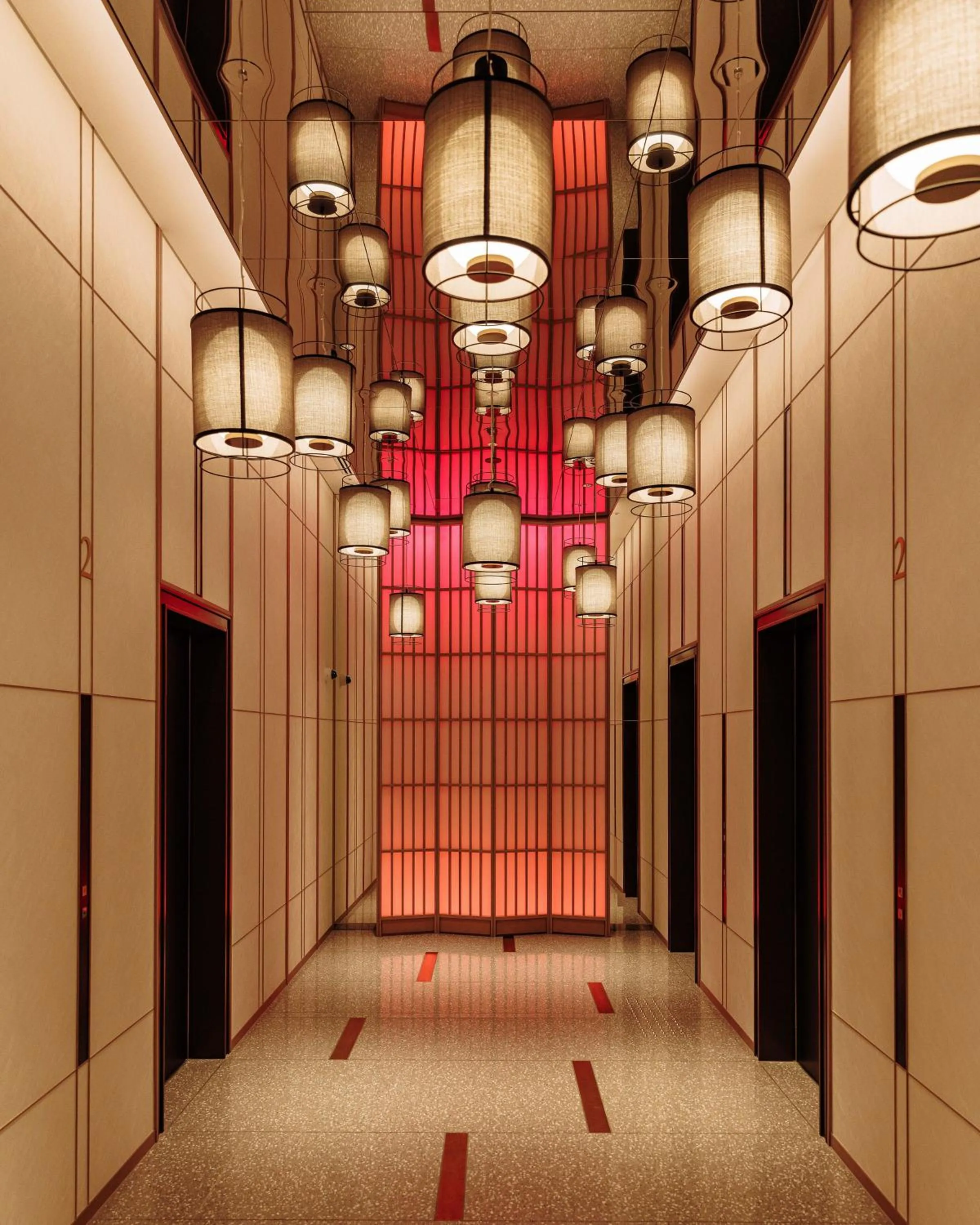 elevator in Centara Grand Hotel Osaka