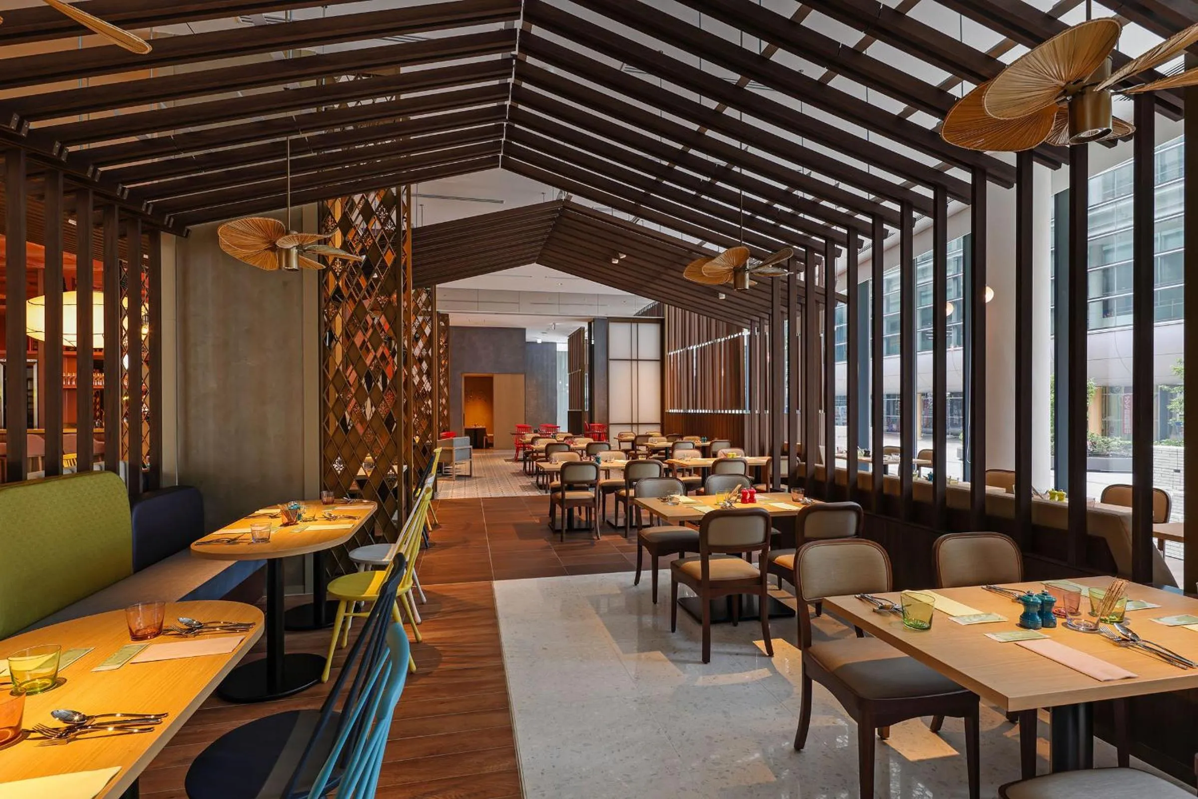 Dining area in Centara Grand Hotel Osaka