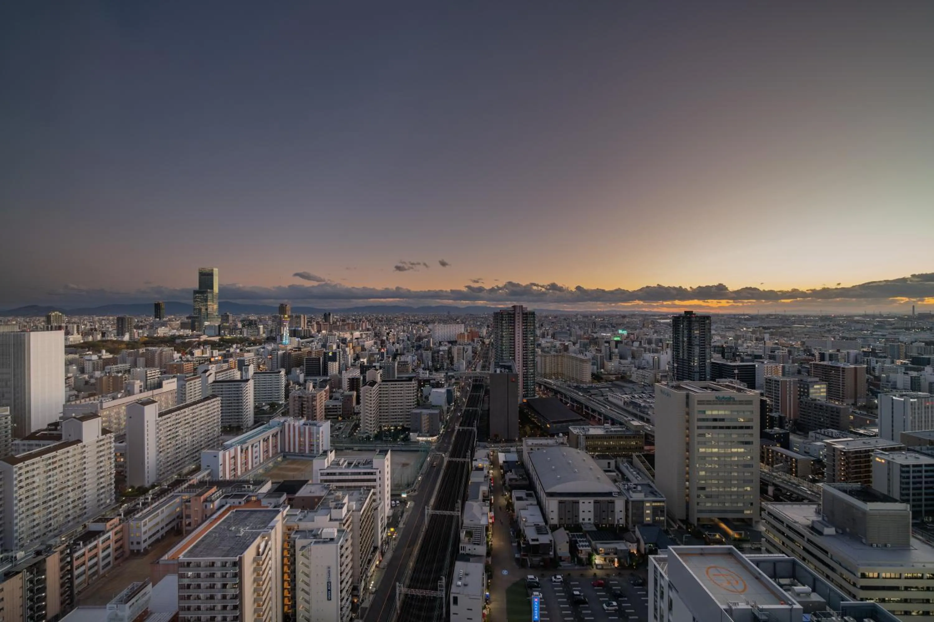 City view in Centara Grand Hotel Osaka