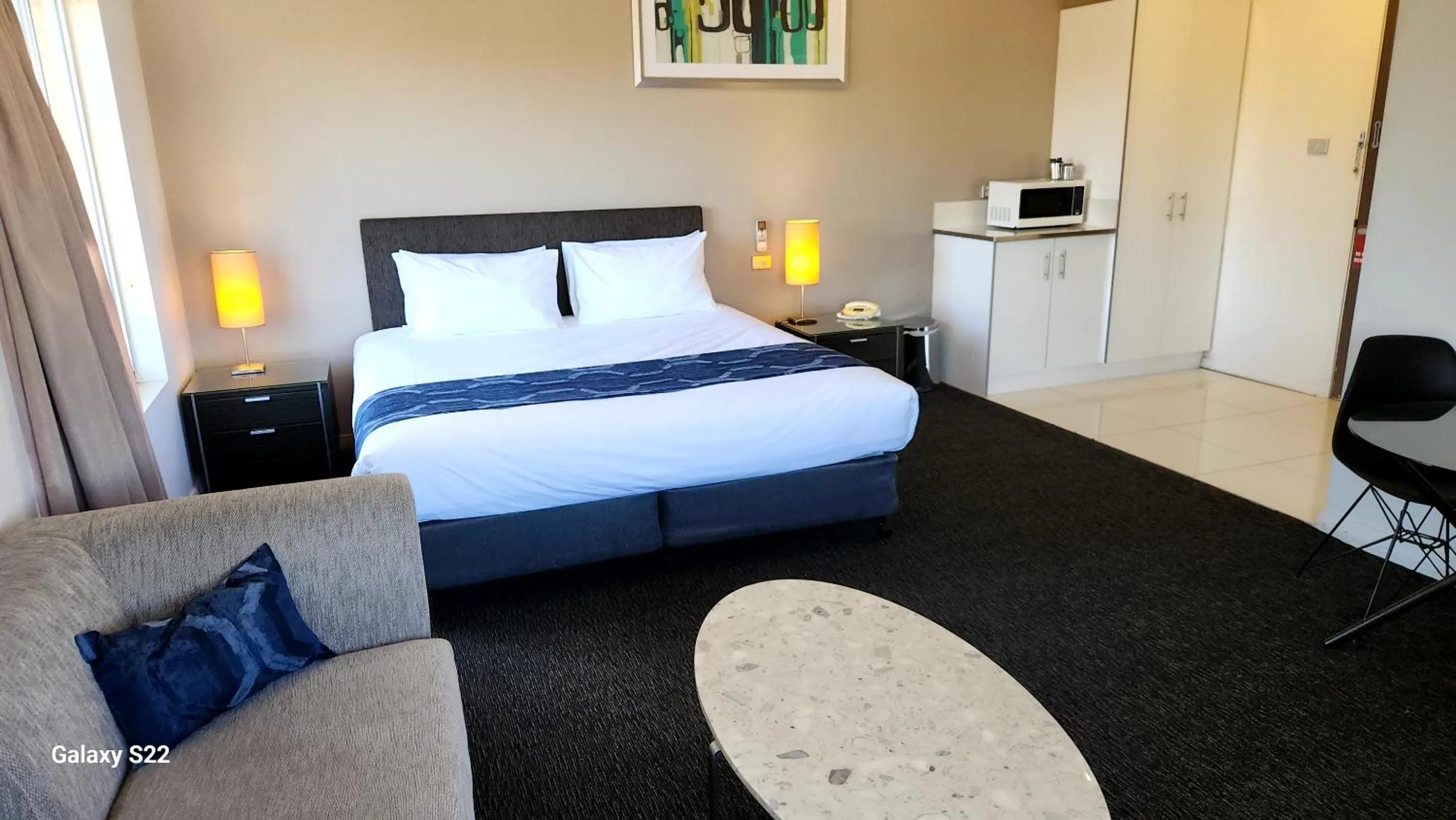 Bed in The Grand Motel