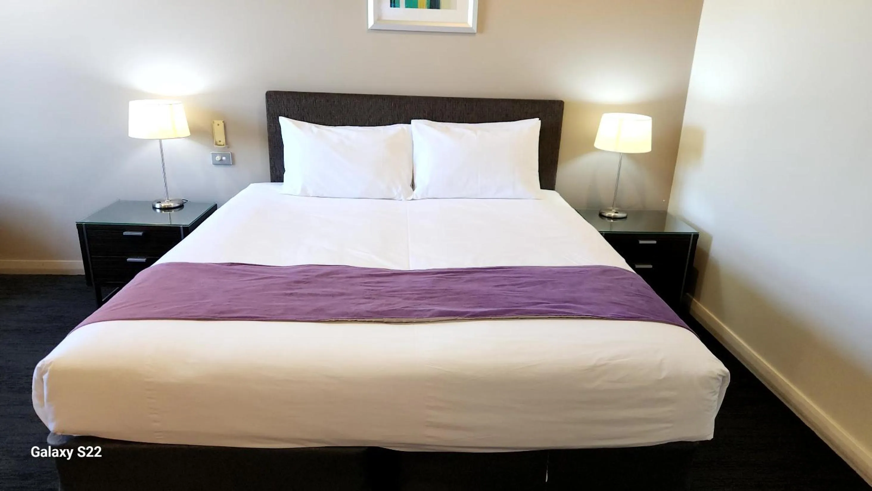 Bed in The Grand Motel