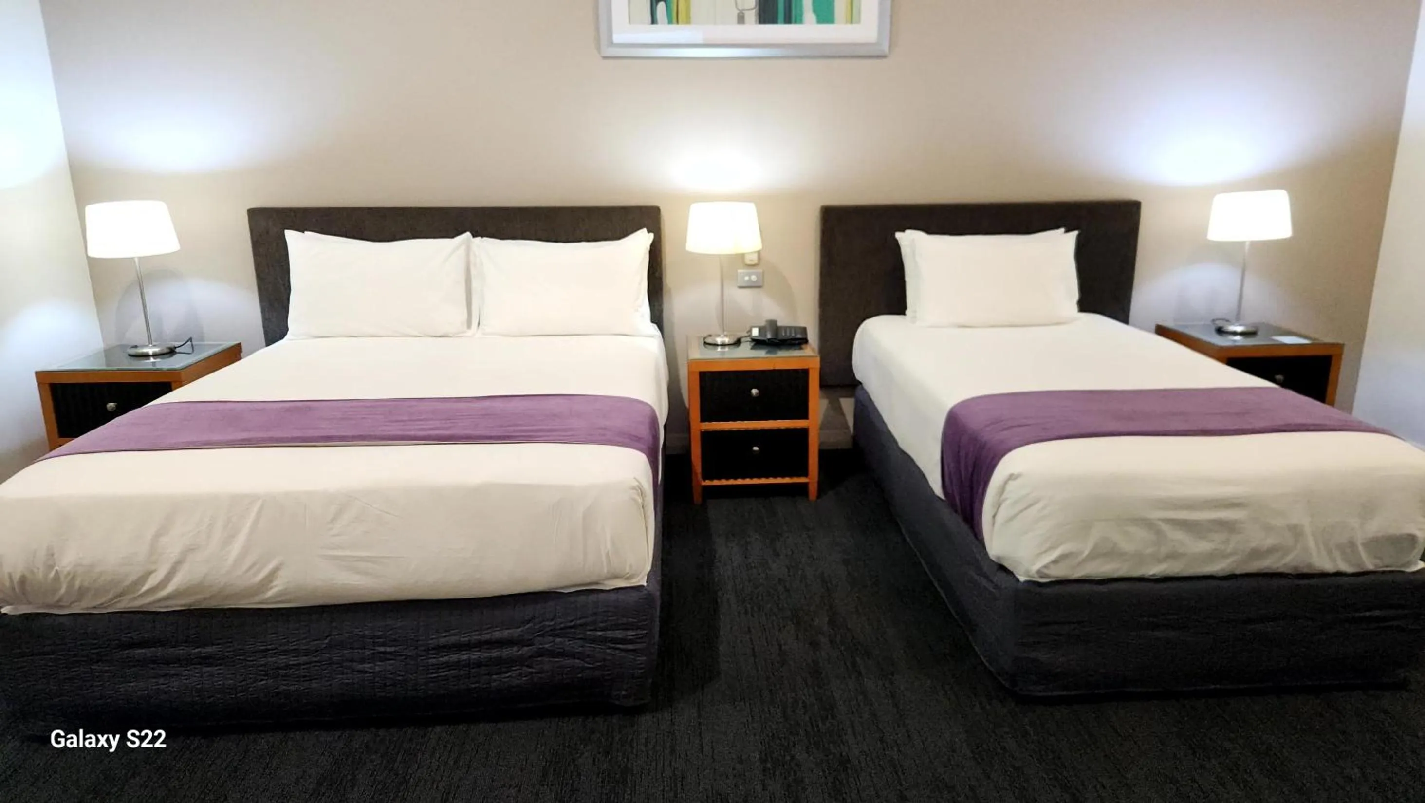 Bed in The Grand Motel