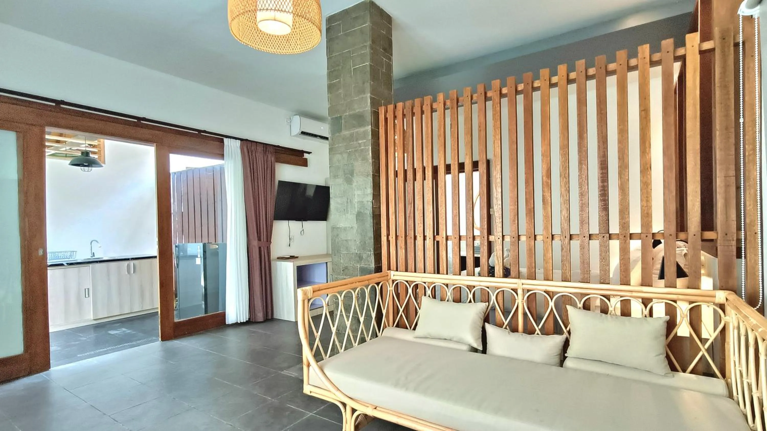 Seating area in Kies Villas Lombok