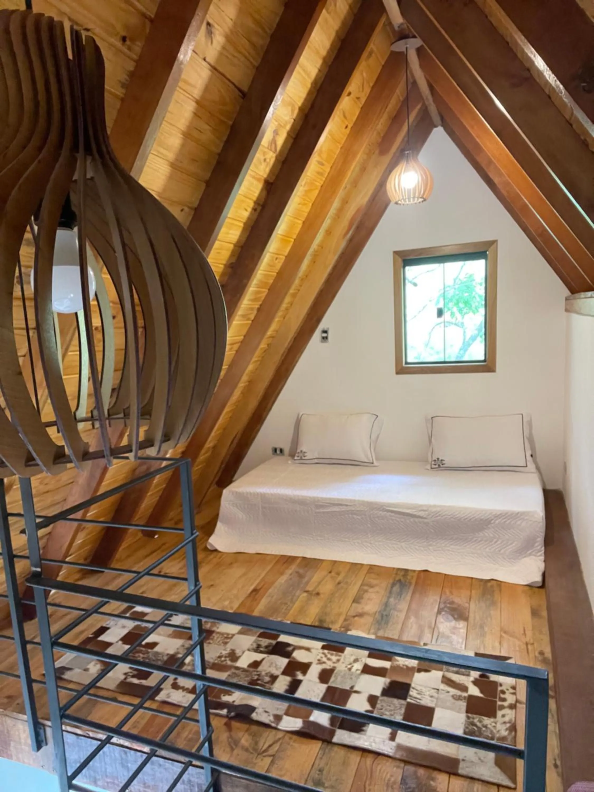 Bed in VILLA ITÁLIA CHALÉ