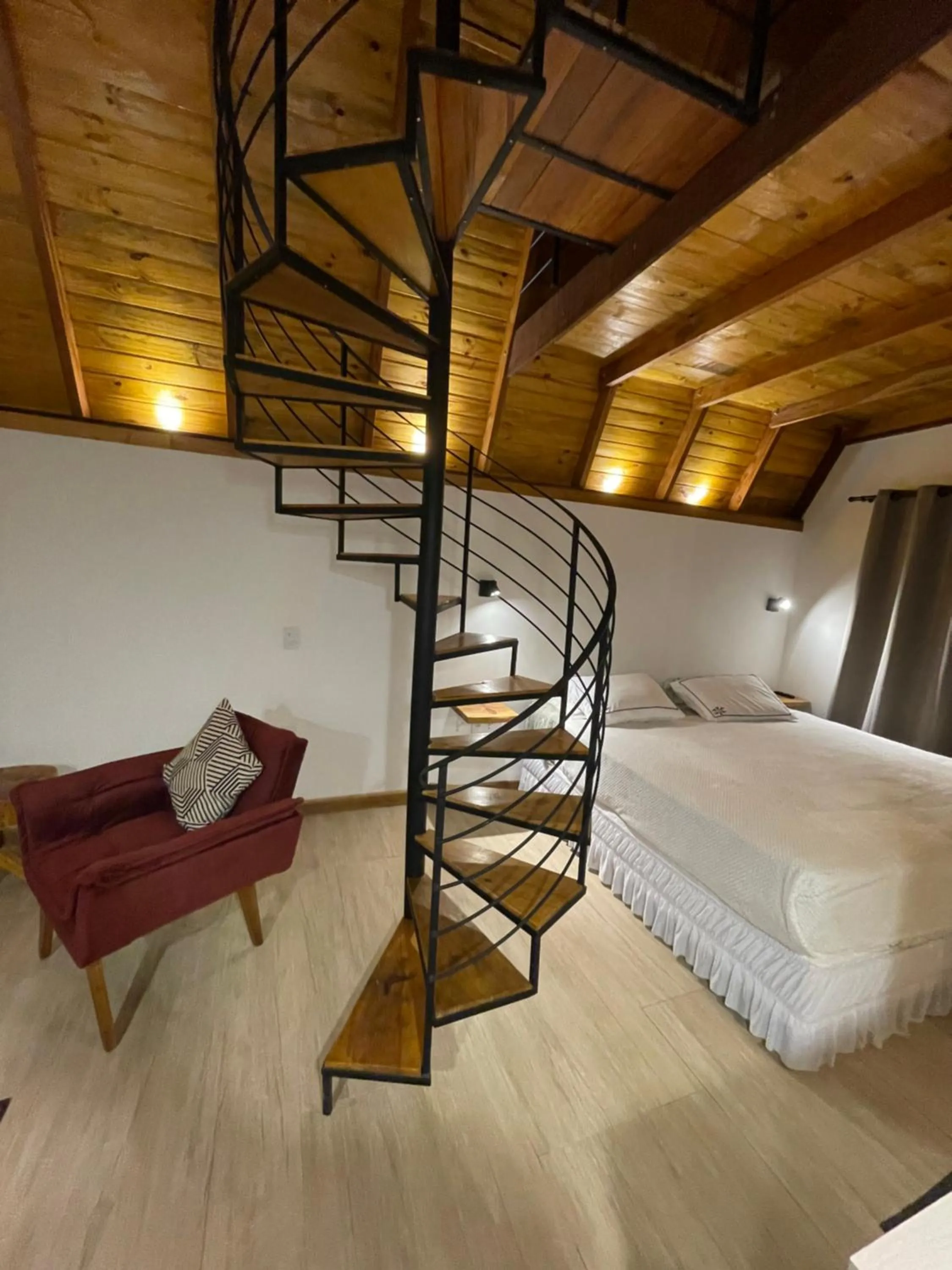 Bed in VILLA ITÁLIA CHALÉ