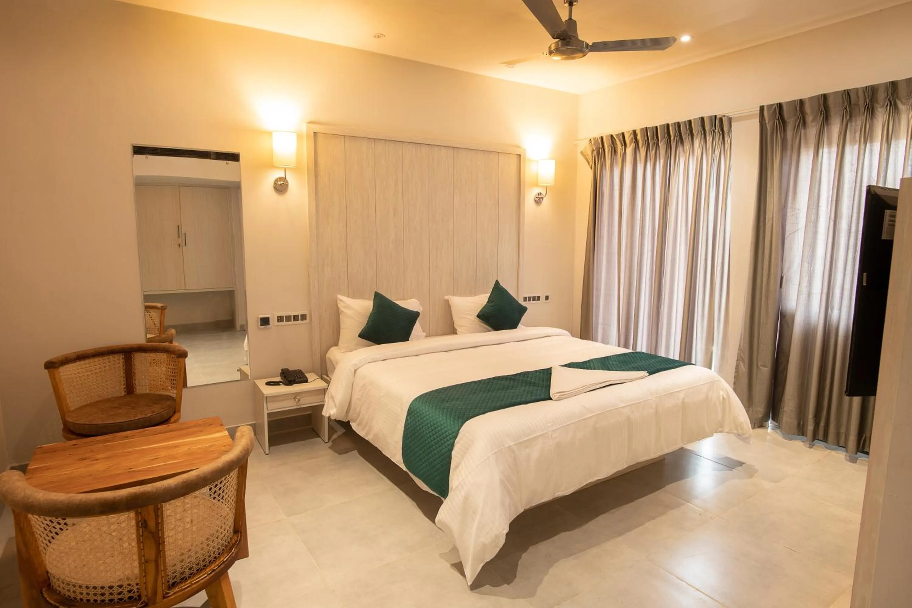 Photo of the whole room, Bed in The Coral Kanyakumari