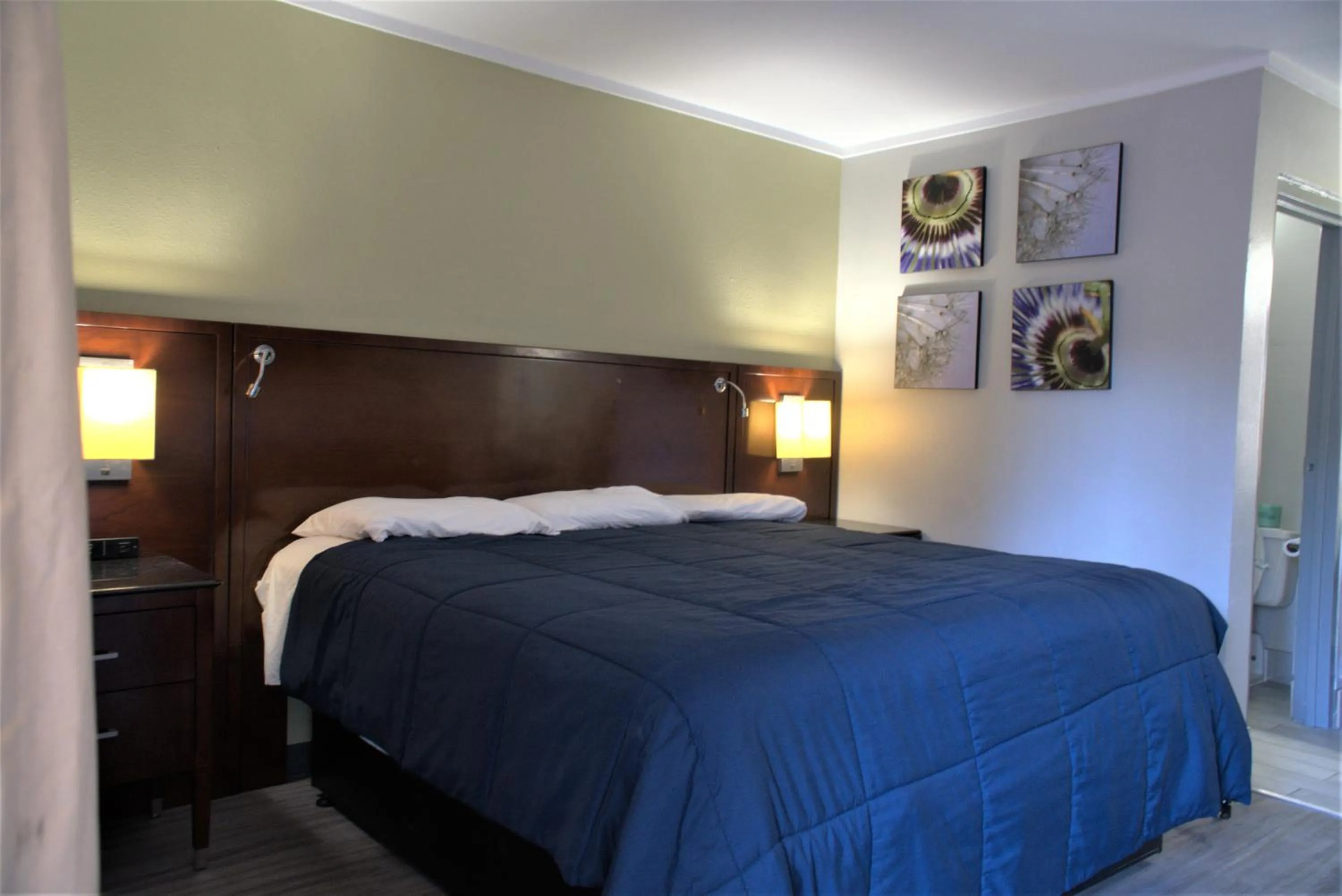 Bed in Eastern Shore Motel