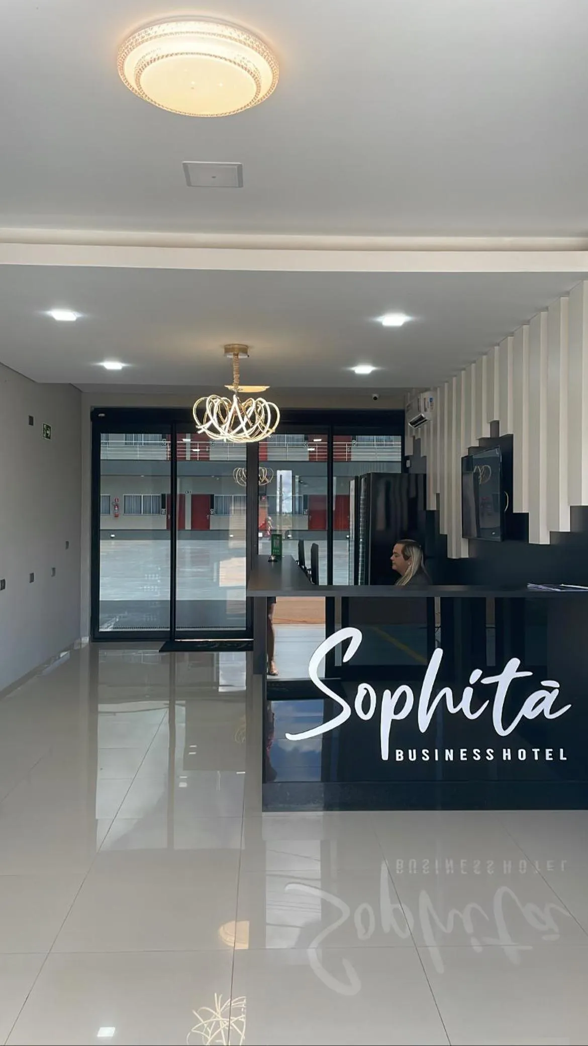 Lobby or reception in Sophita Business Hotel