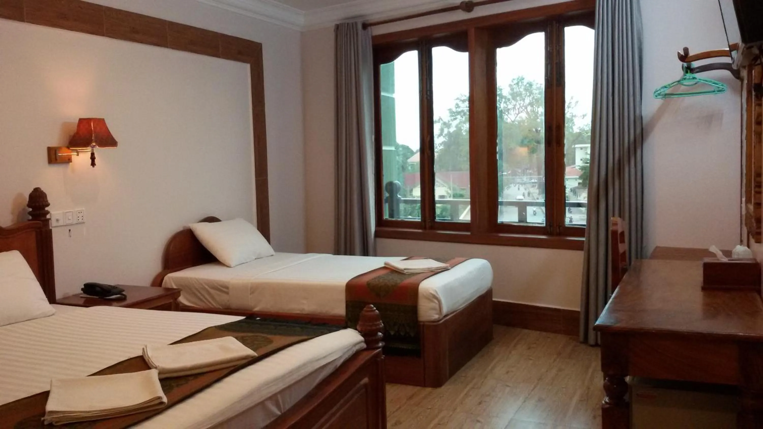 Bed in Angkor Comfort Hotel