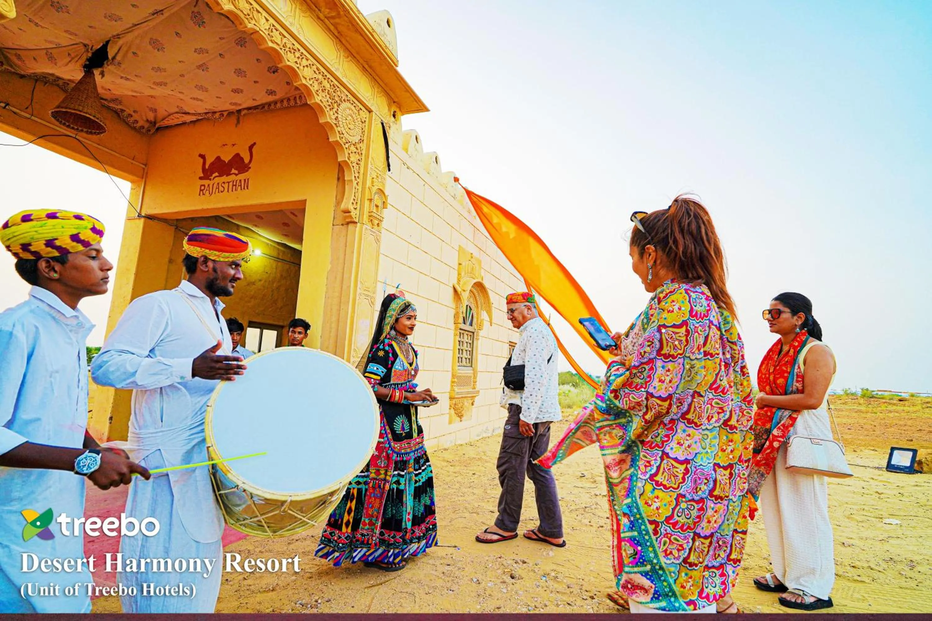Facade/entrance in Treebo Desert Harmony Camp