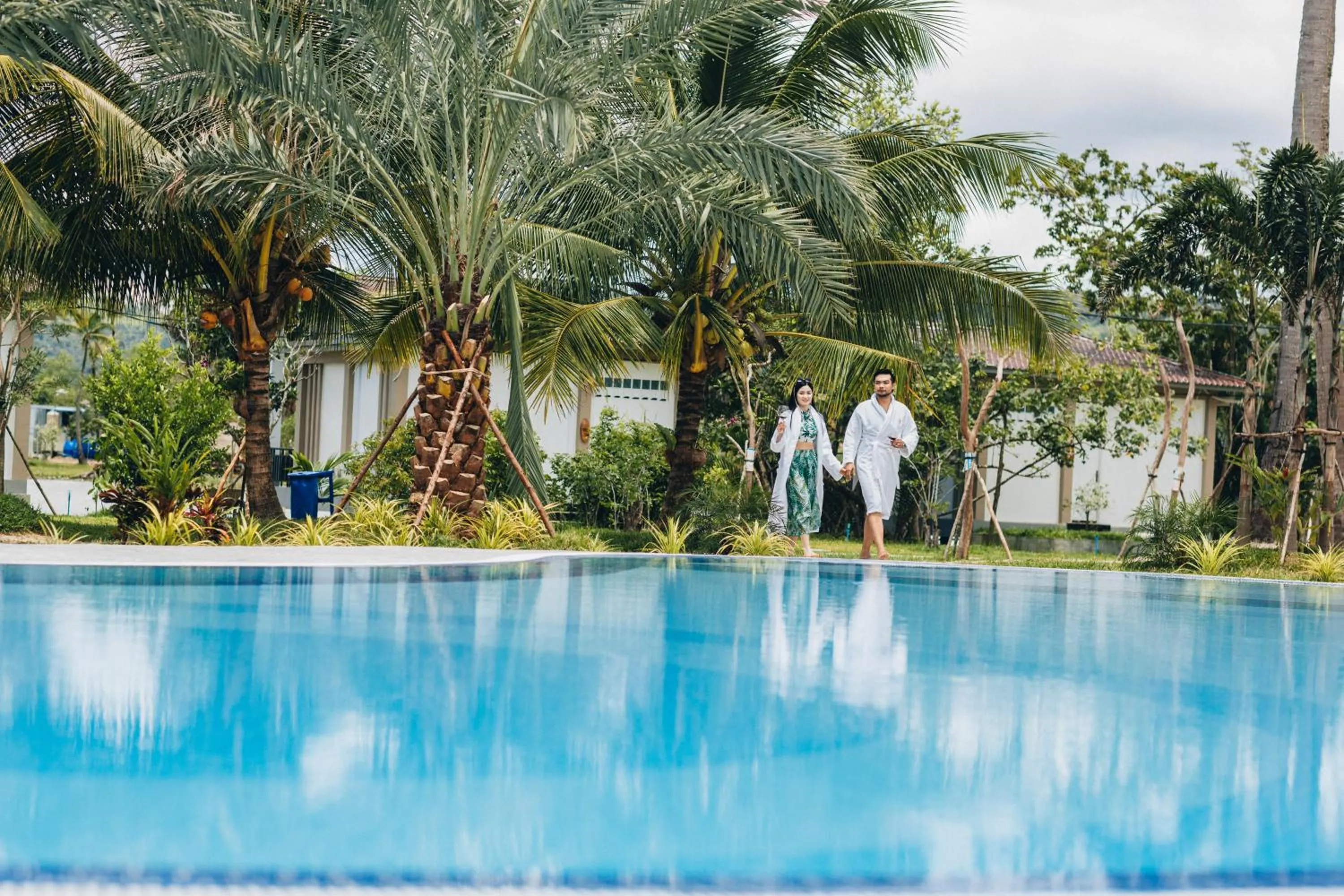 Swimming pool in SS Villa & Resort