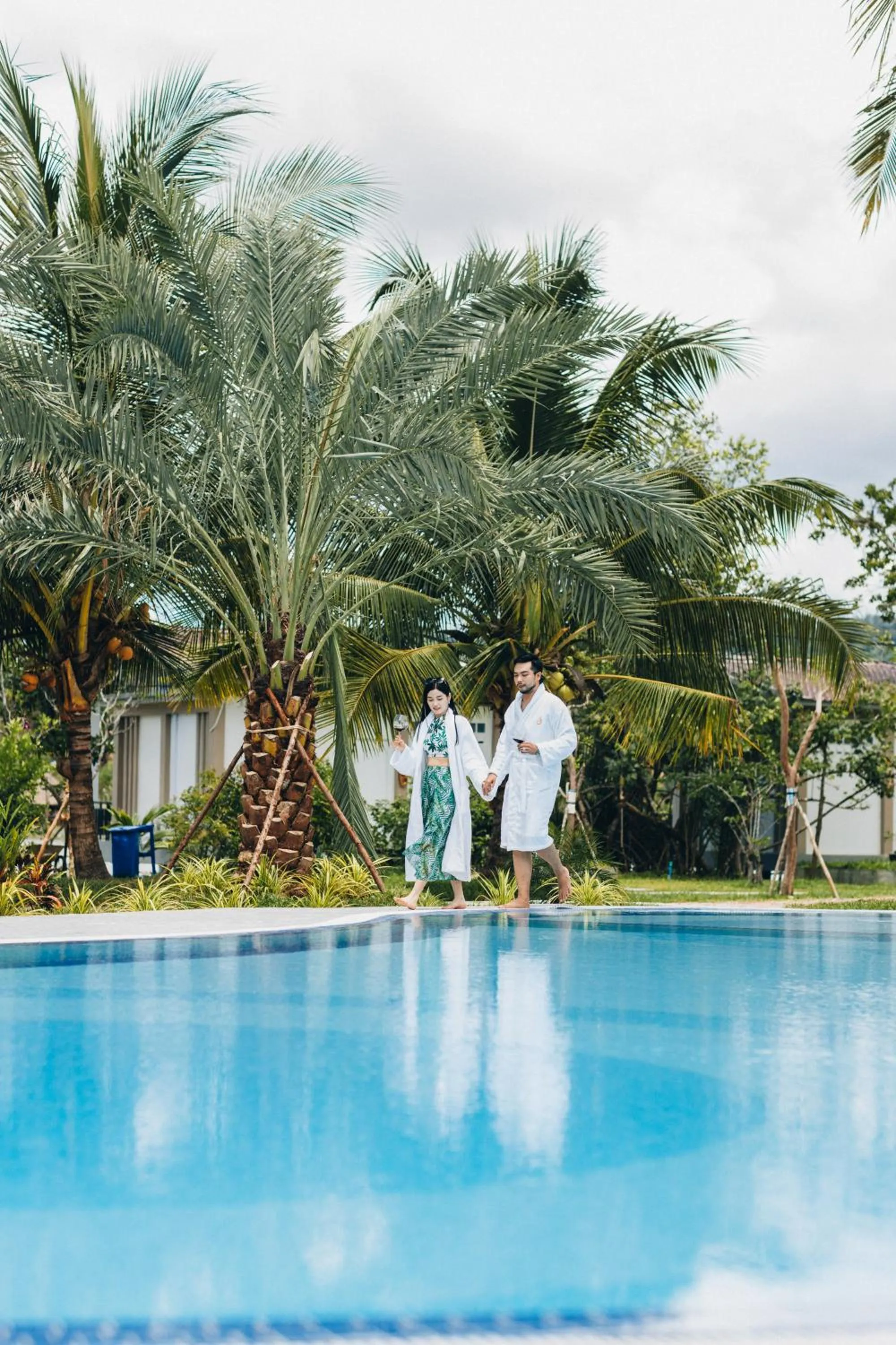 Swimming pool in SS Villa & Resort