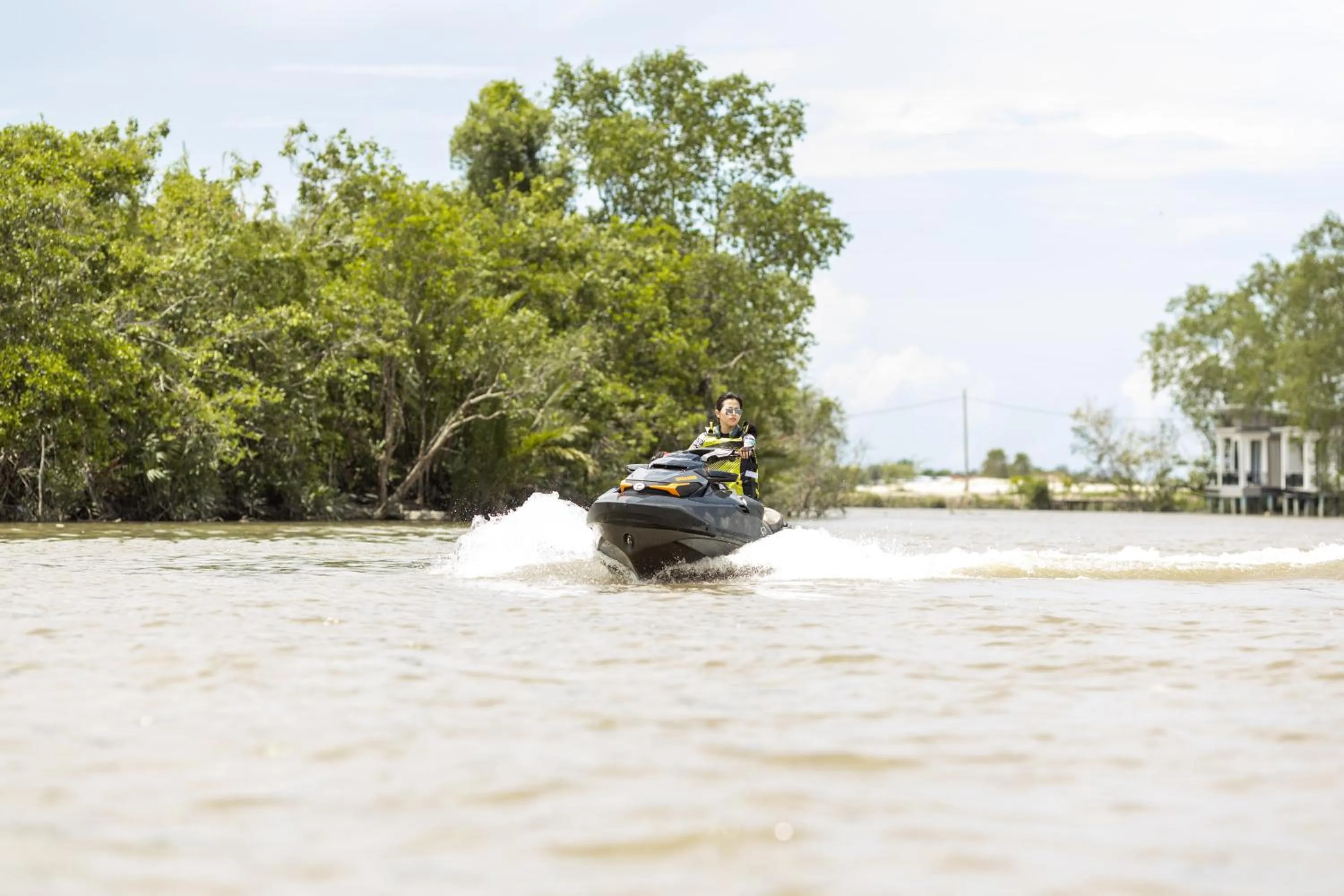 River view in SS Villa & Resort