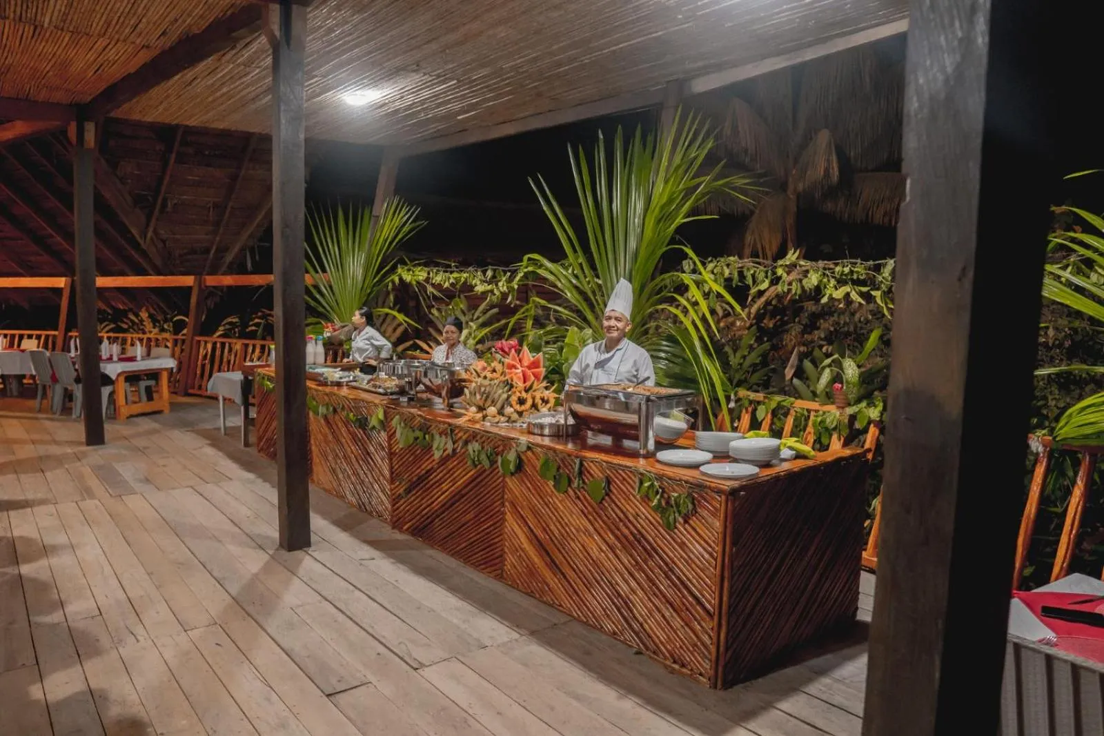 Restaurant/places to eat in Biohotel Arara River