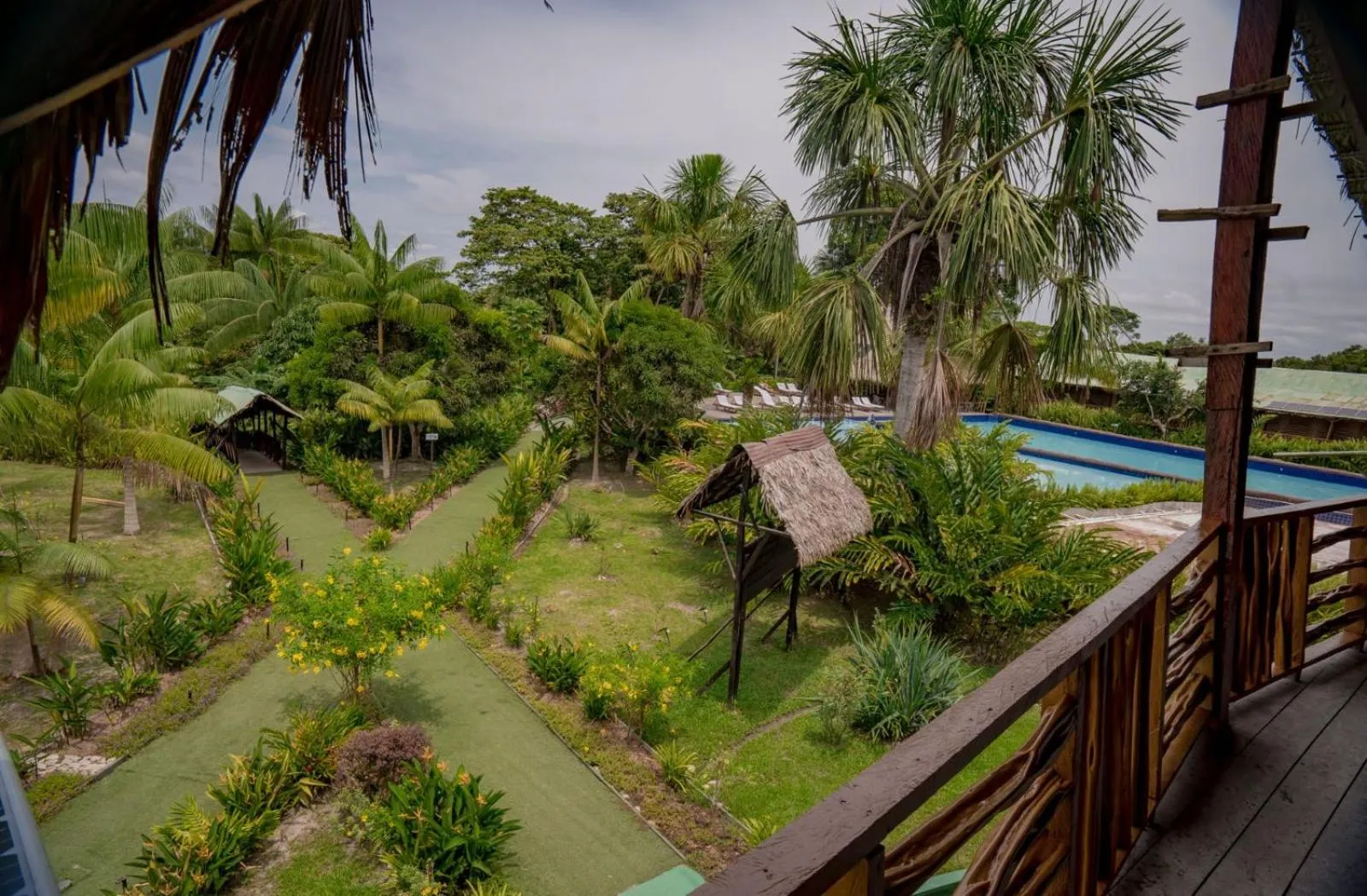 Garden in Biohotel Arara River