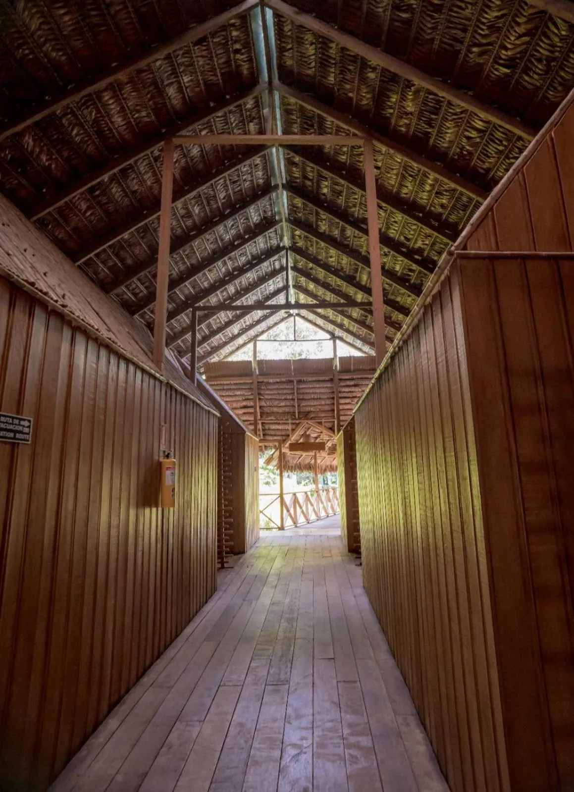 Patio in Biohotel Arara River