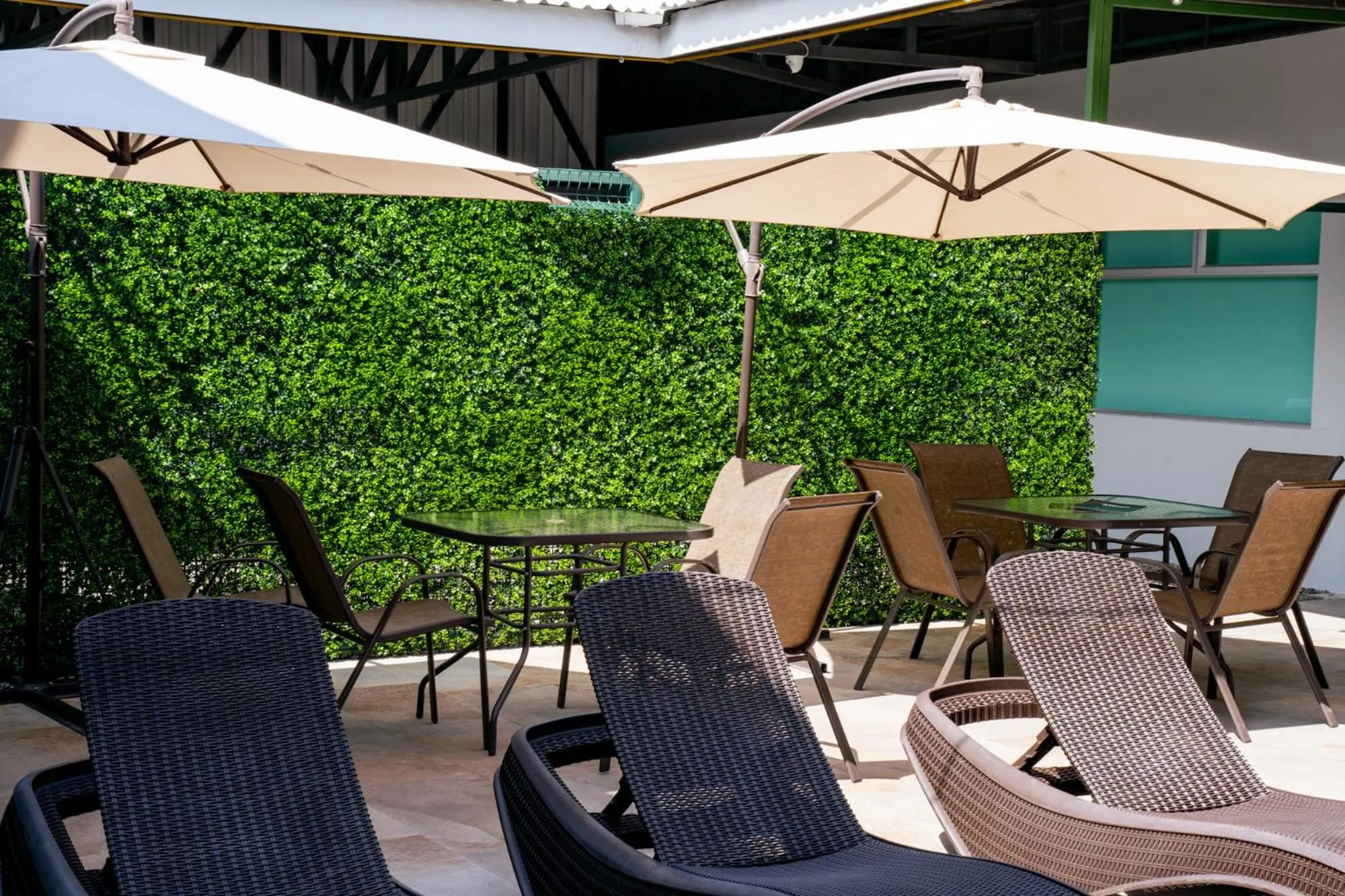 Patio in Hotel Cayuga