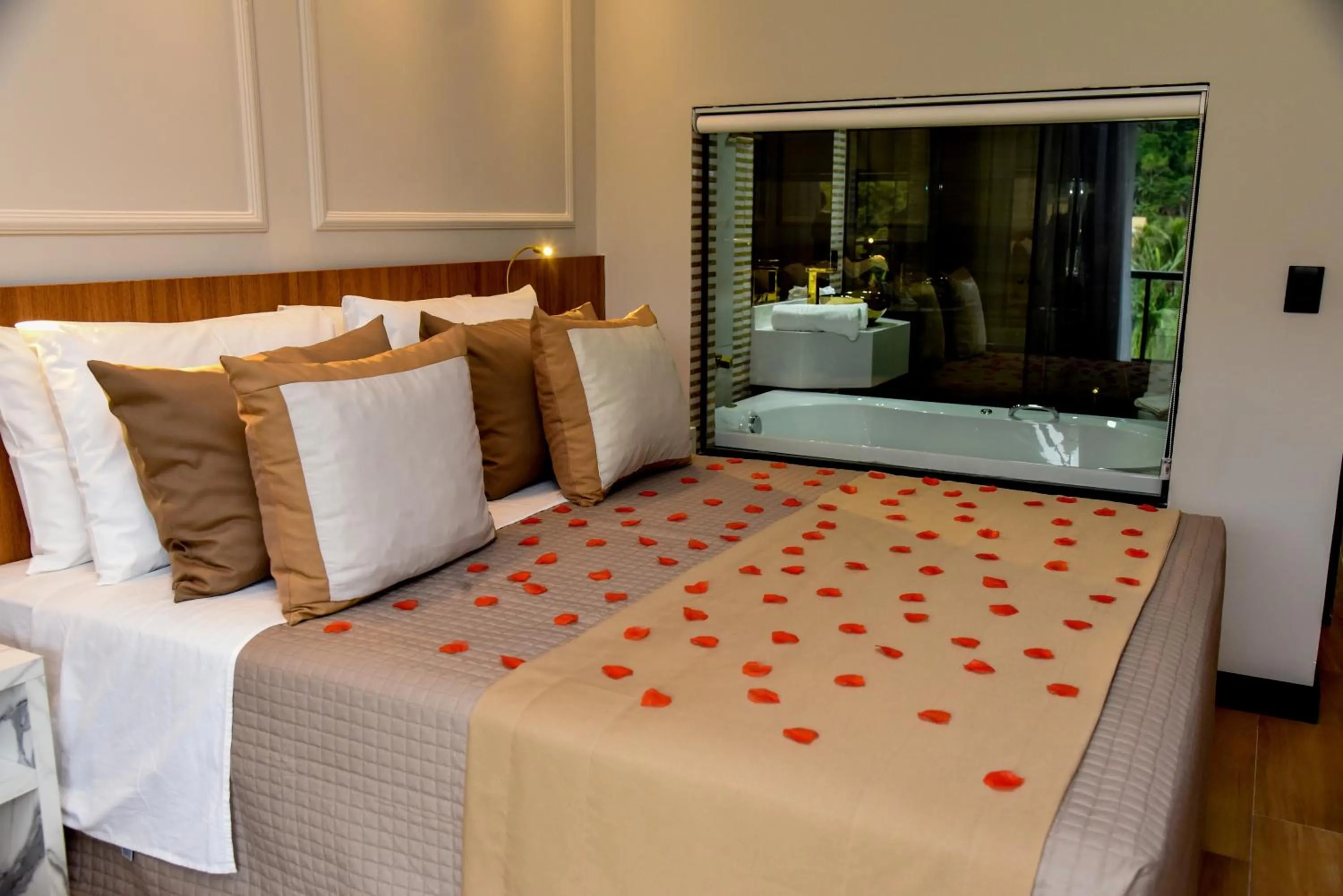 Bed in Hotel Titanic Penedo