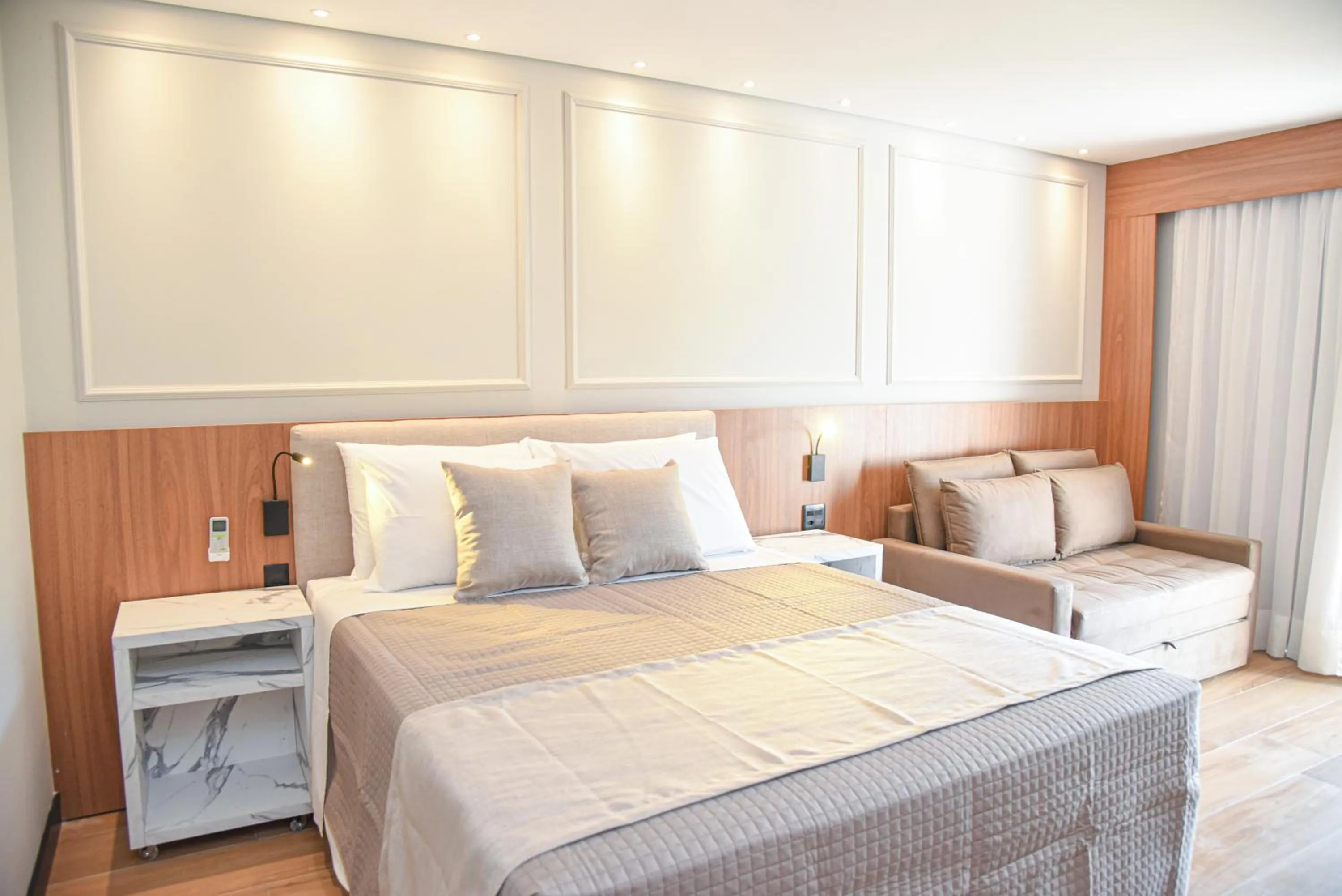 Bed in Hotel Titanic Penedo