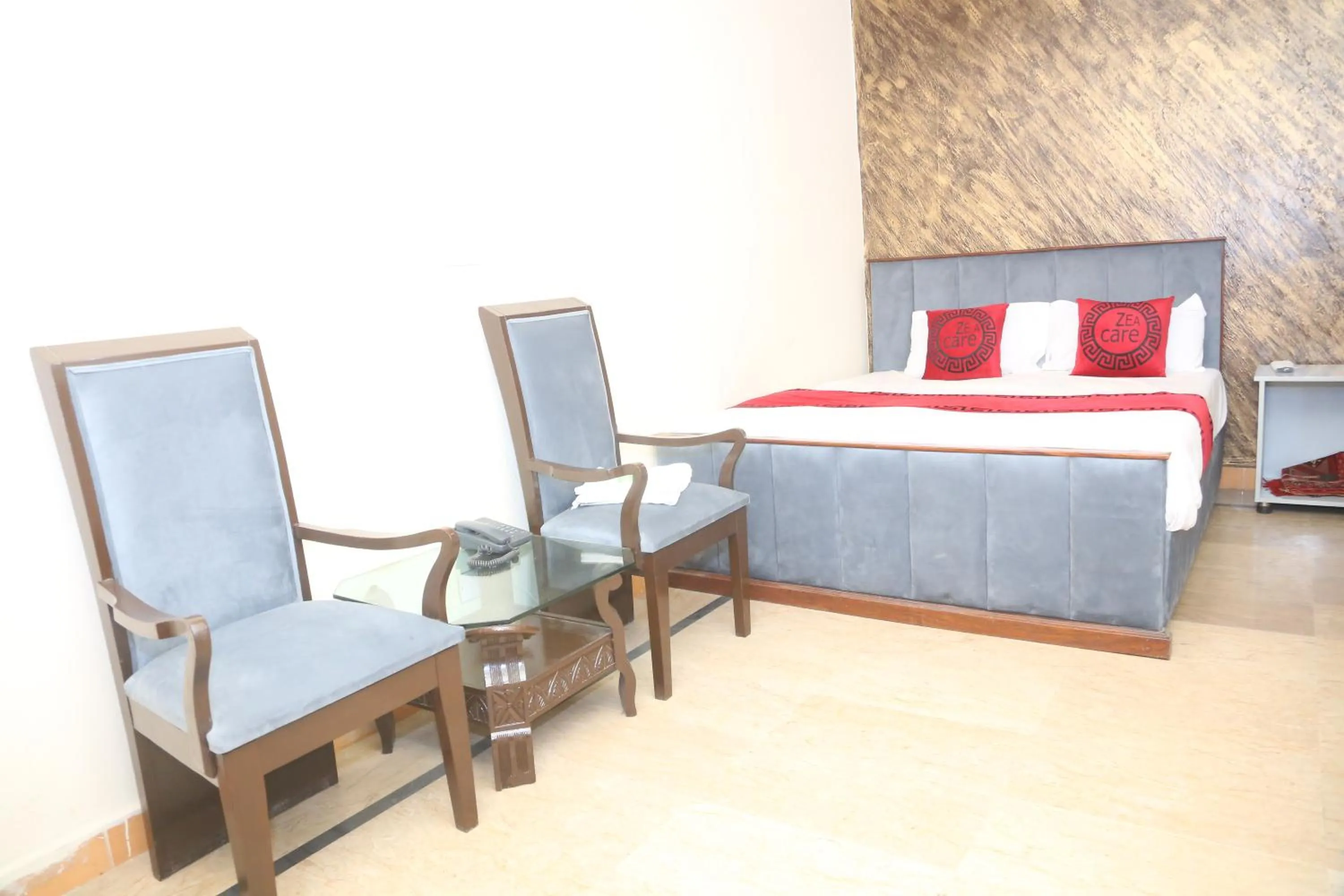 Bed in Hotel Zea Care Johar Town Lahore