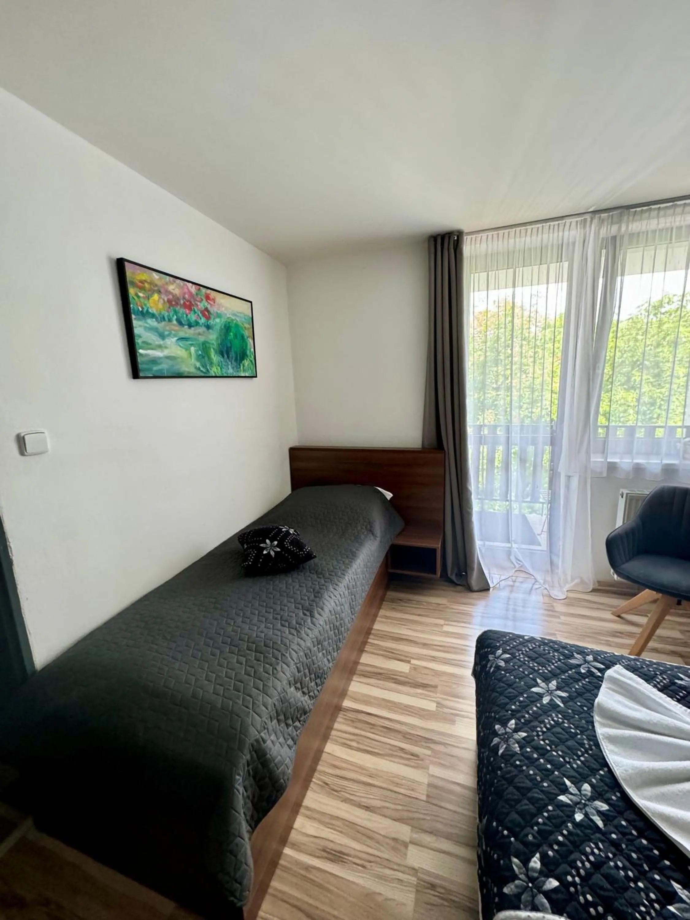 Bed in Hotel Vincent