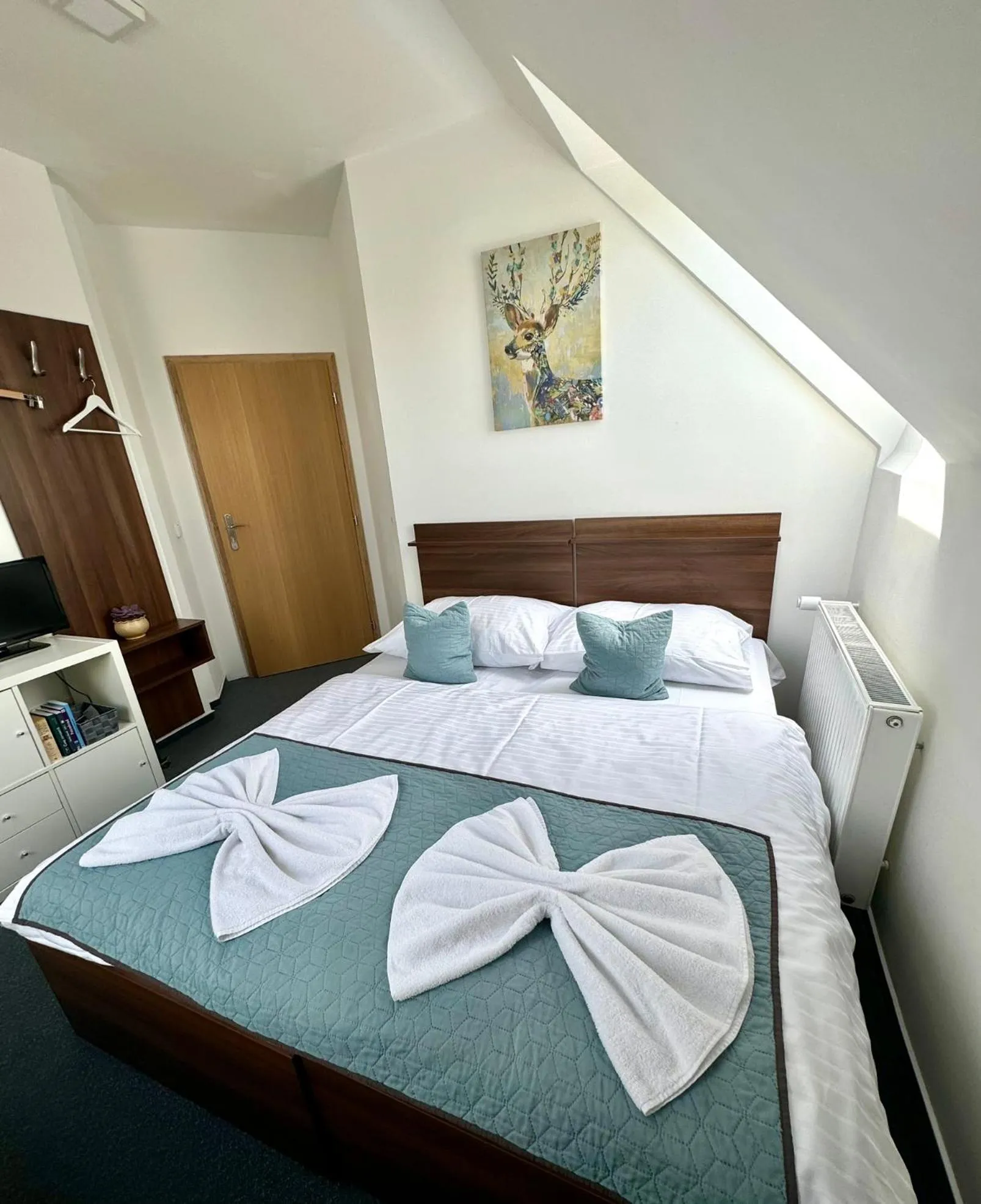 Bed in Hotel Vincent