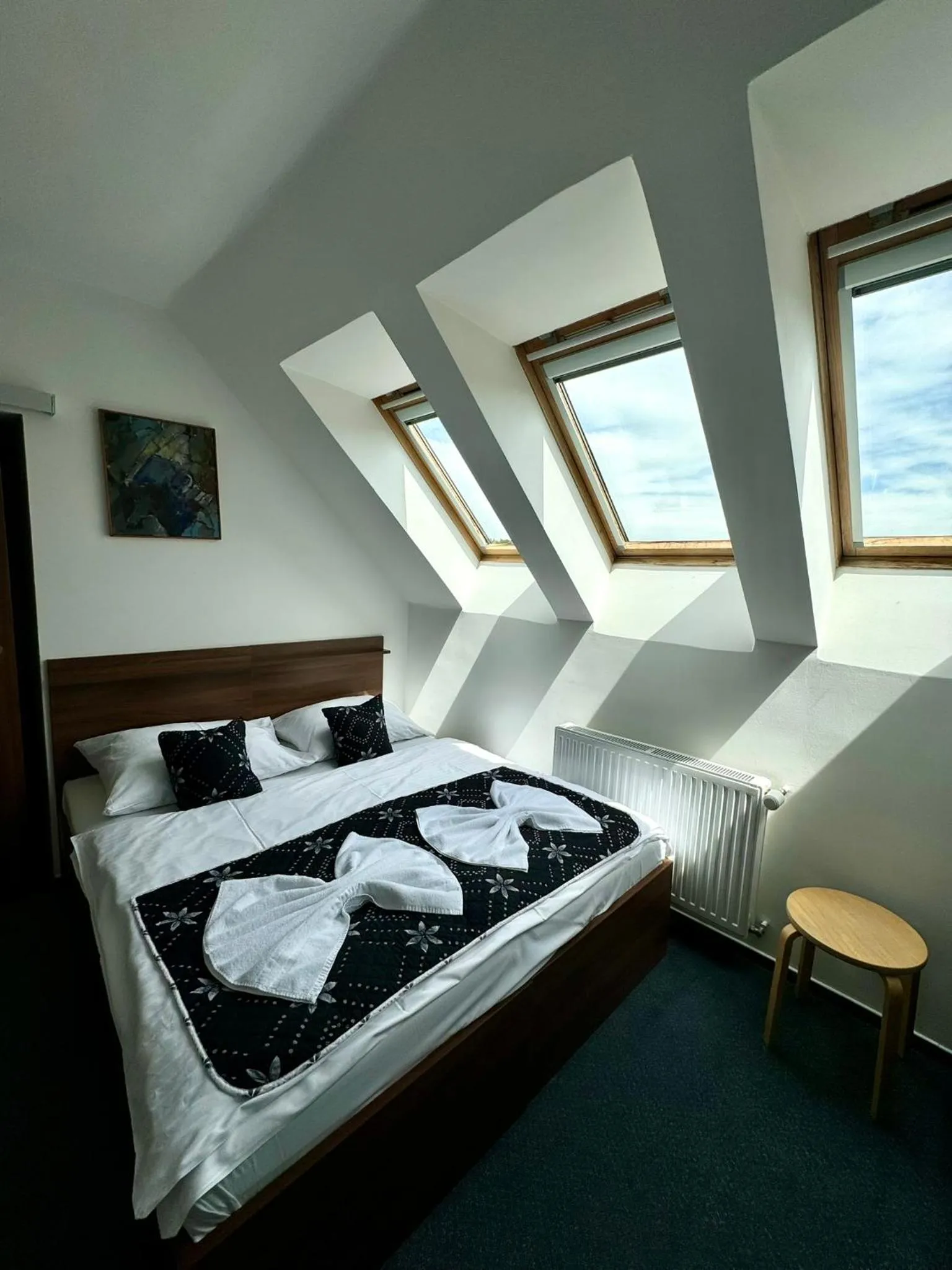 Bed in Hotel Vincent