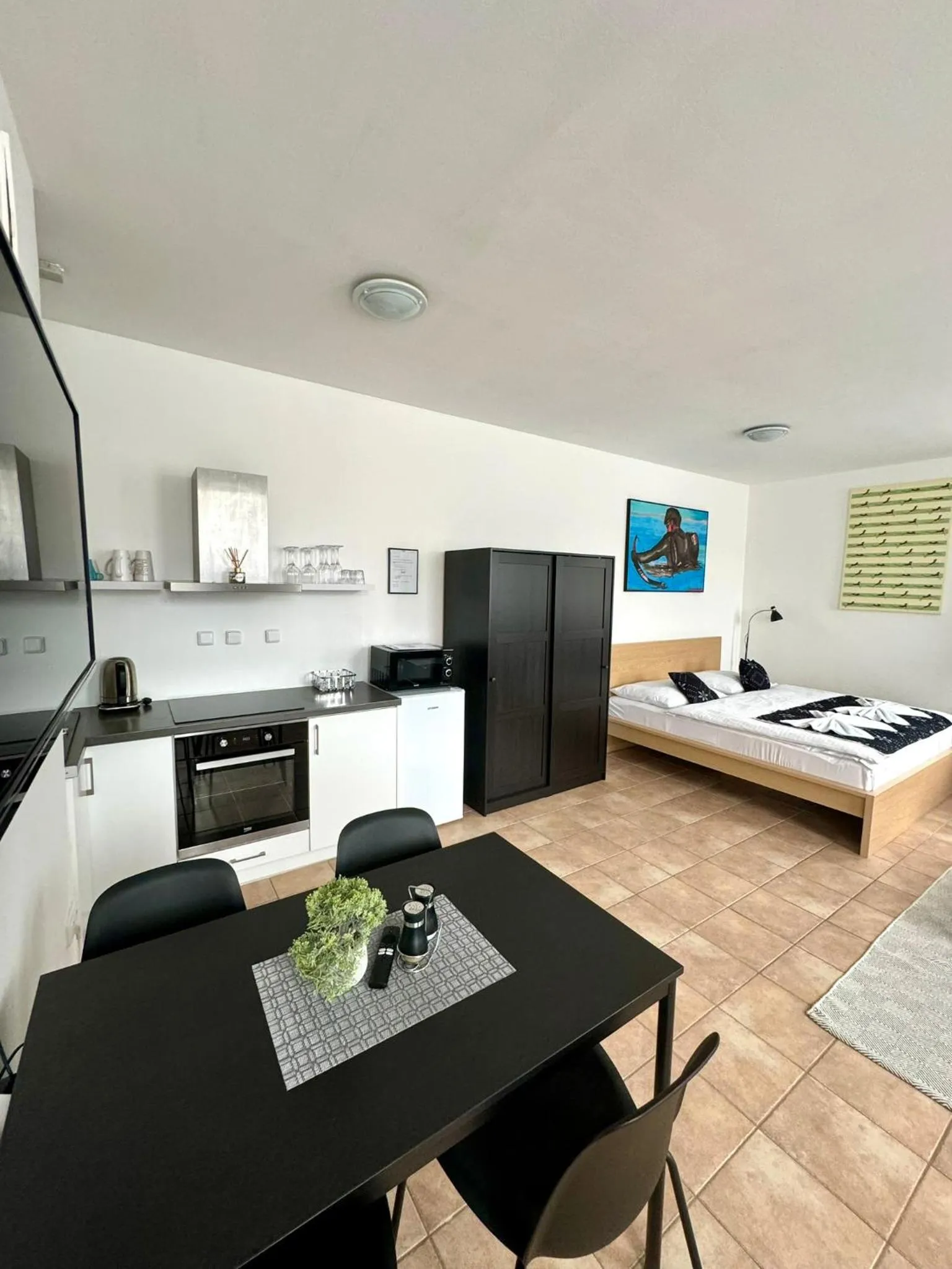 Bed in Hotel Vincent