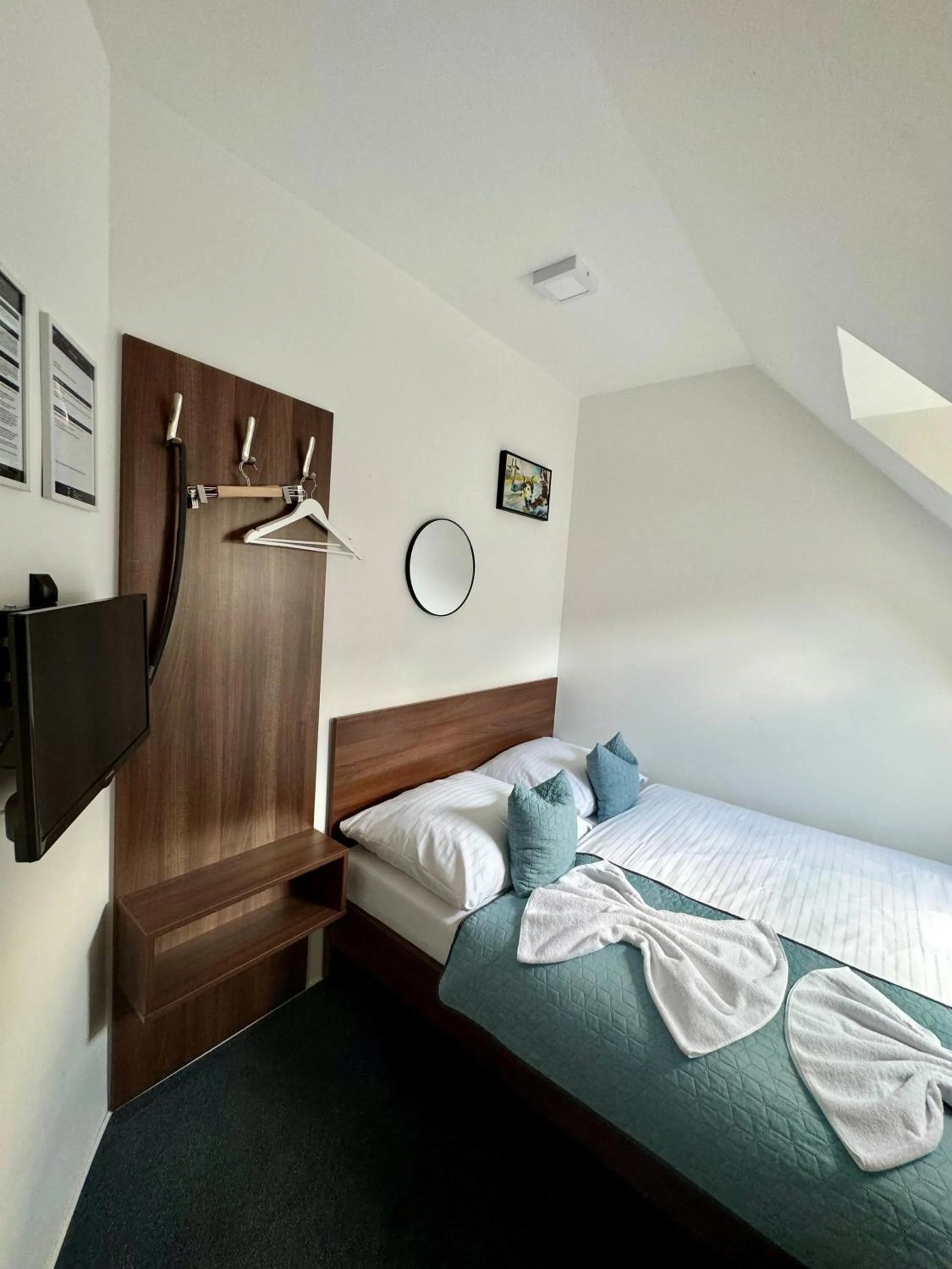 Bed in Hotel Vincent