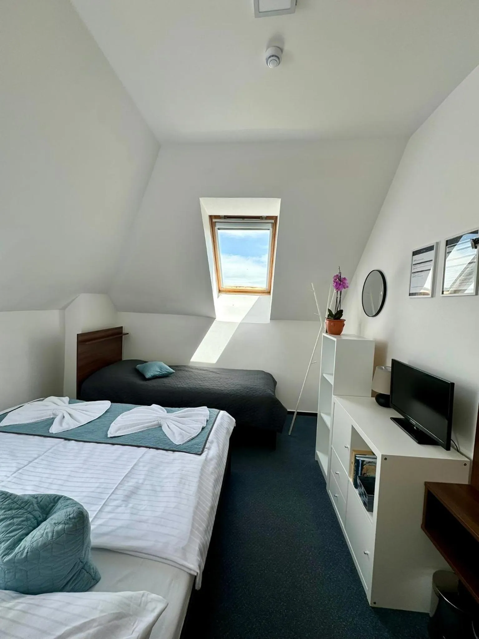 Bed in Hotel Vincent