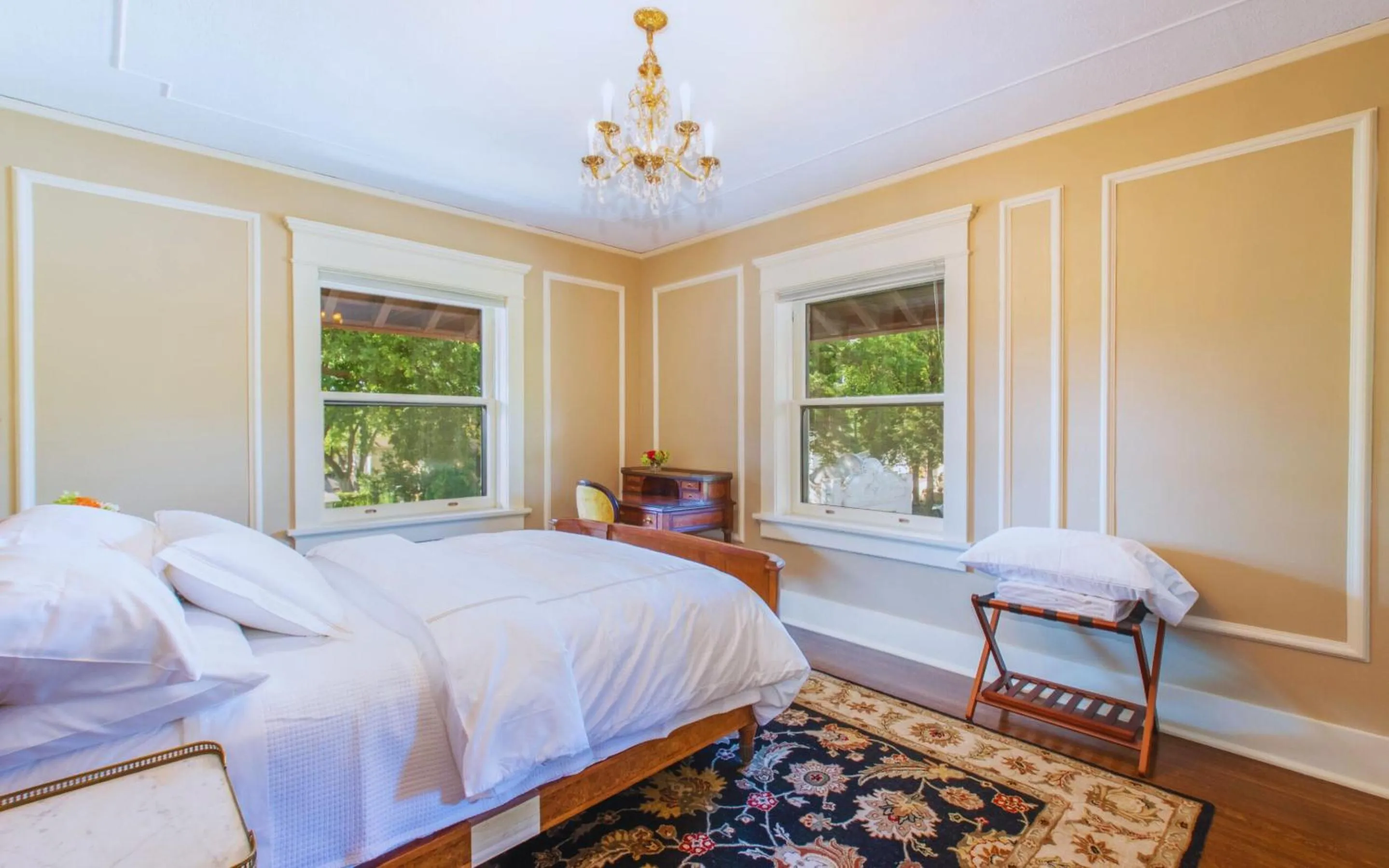 Bed in Martha's Bed and Breakfast