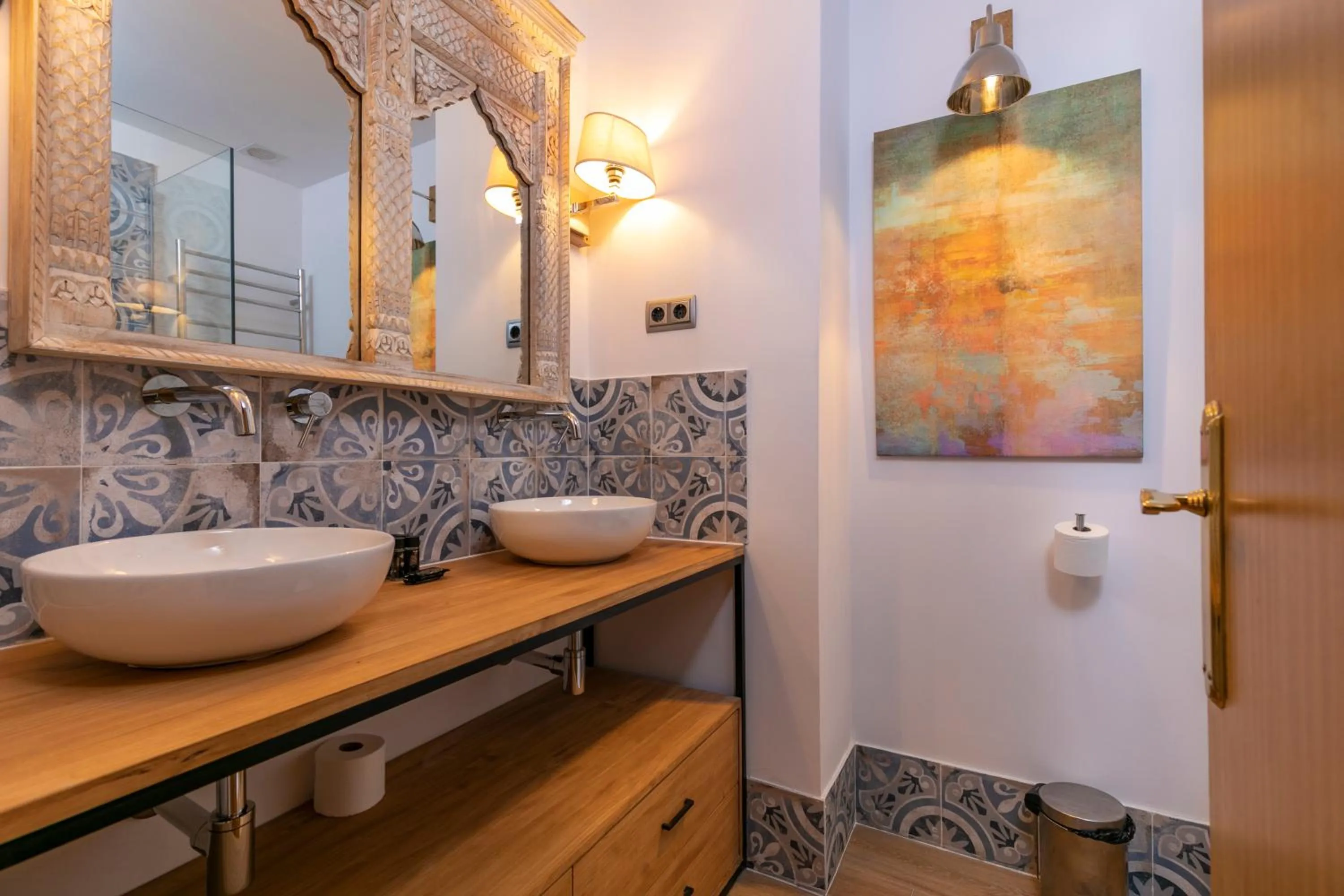 Bathroom in H-A Aparthotel Hotel Quo