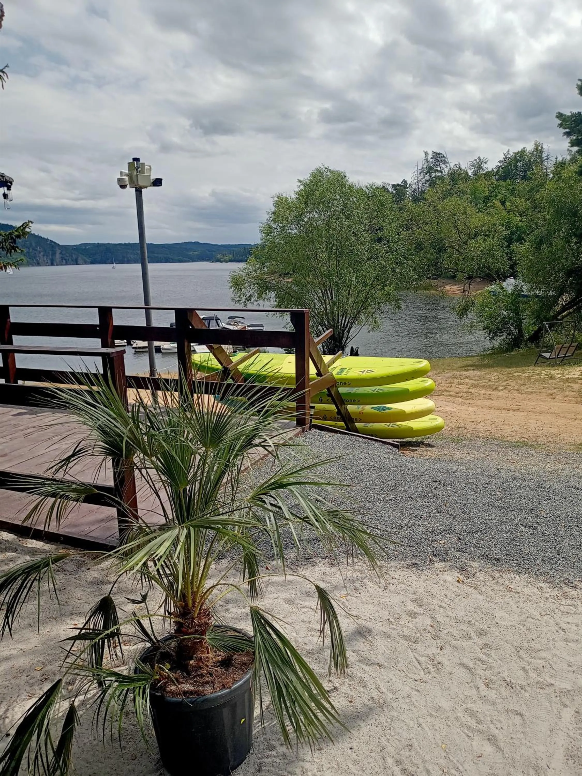 Lake view in Wellness Hotel Orlík