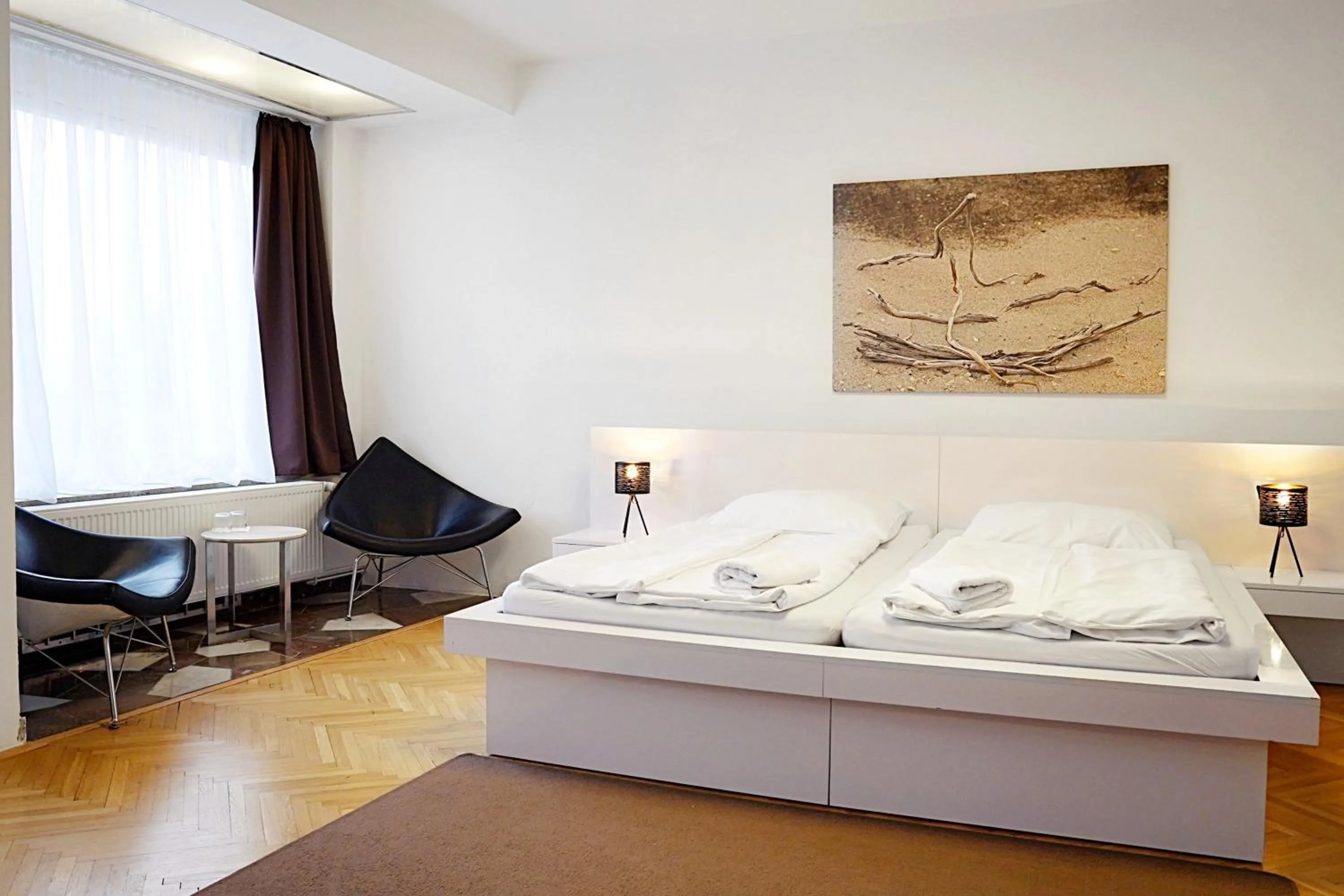 Bed in Wellness Hotel Orlík