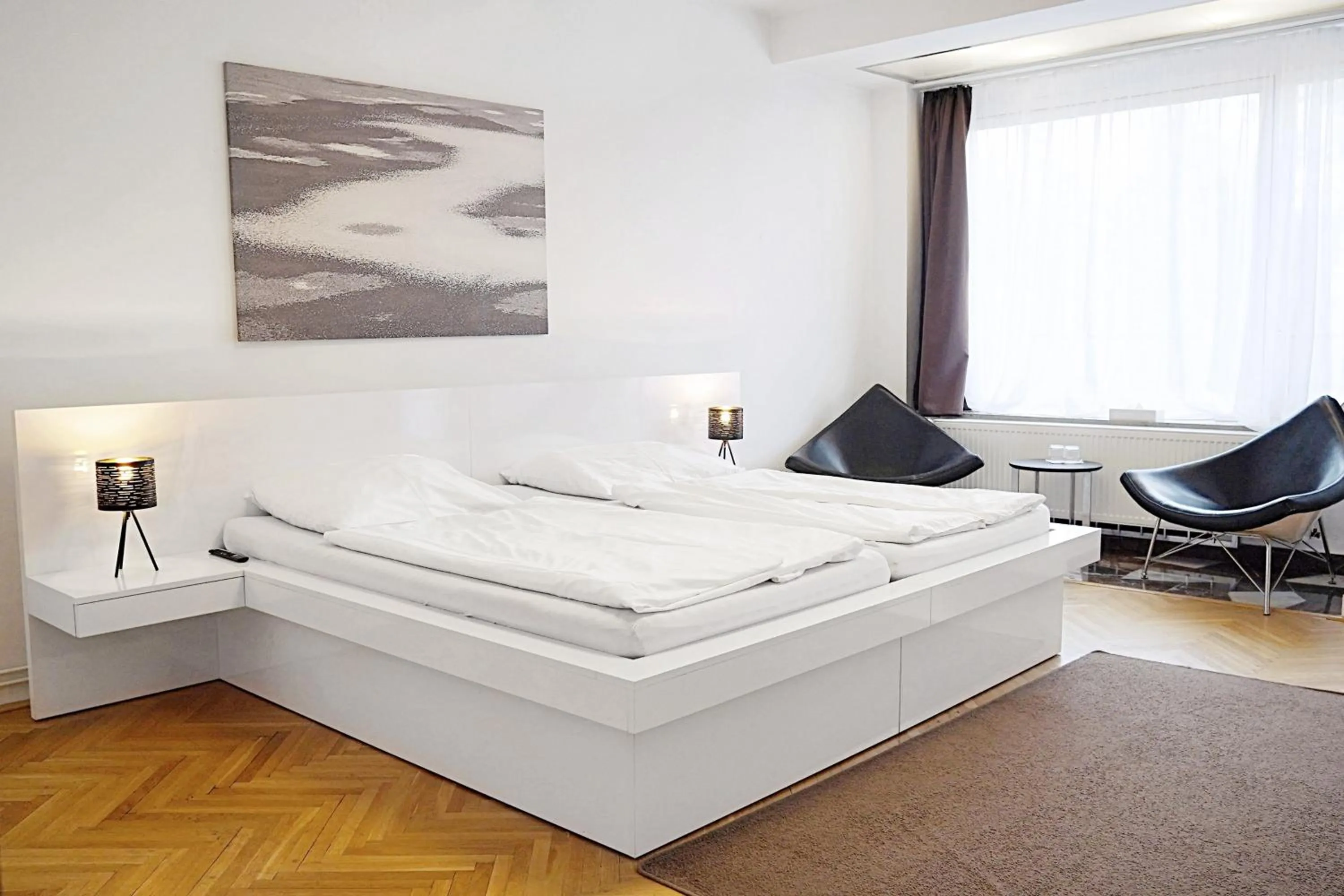 Bed in Wellness Hotel Orlík