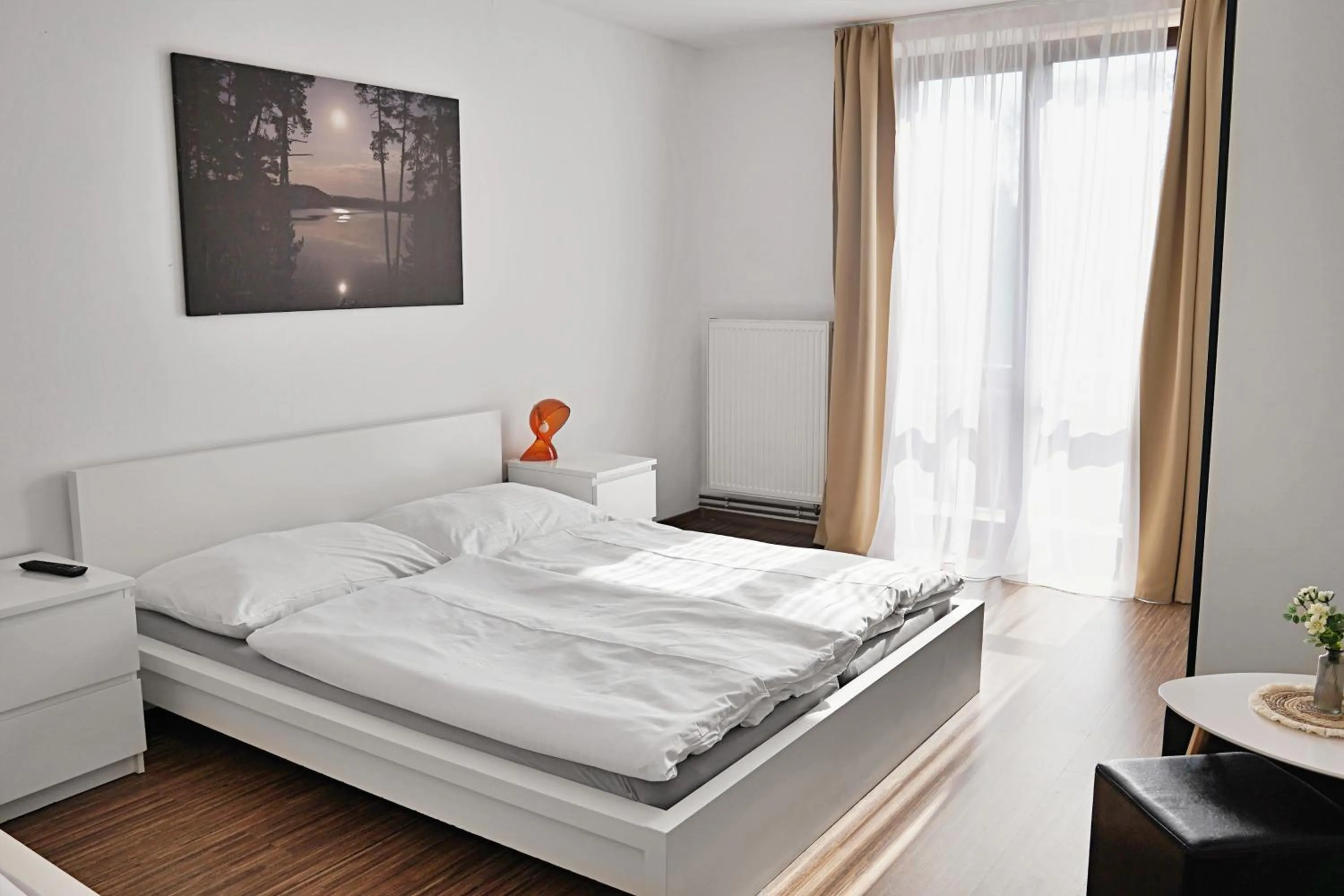 Bed in Wellness Hotel Orlík