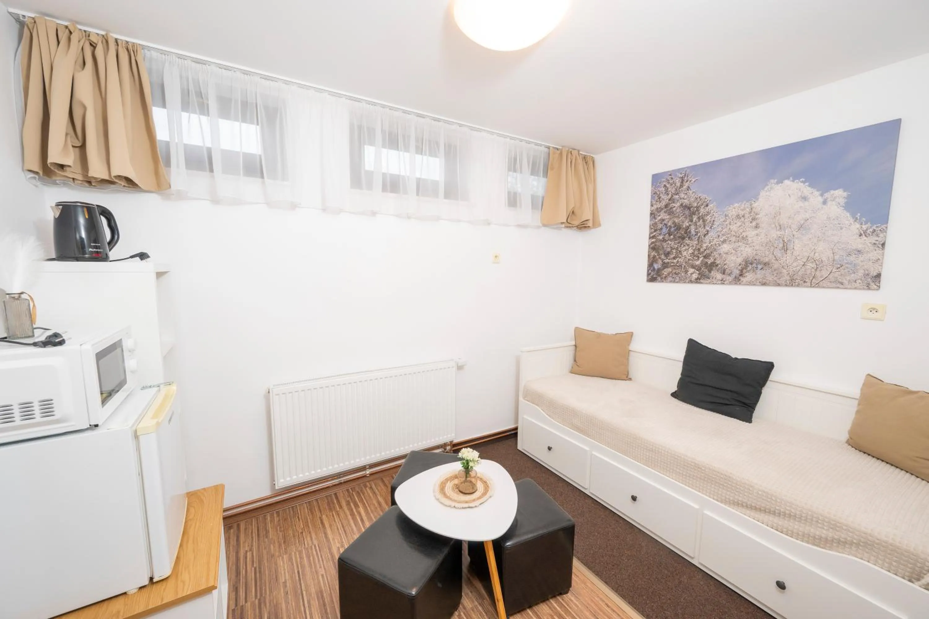 Bed in Wellness Hotel Orlík