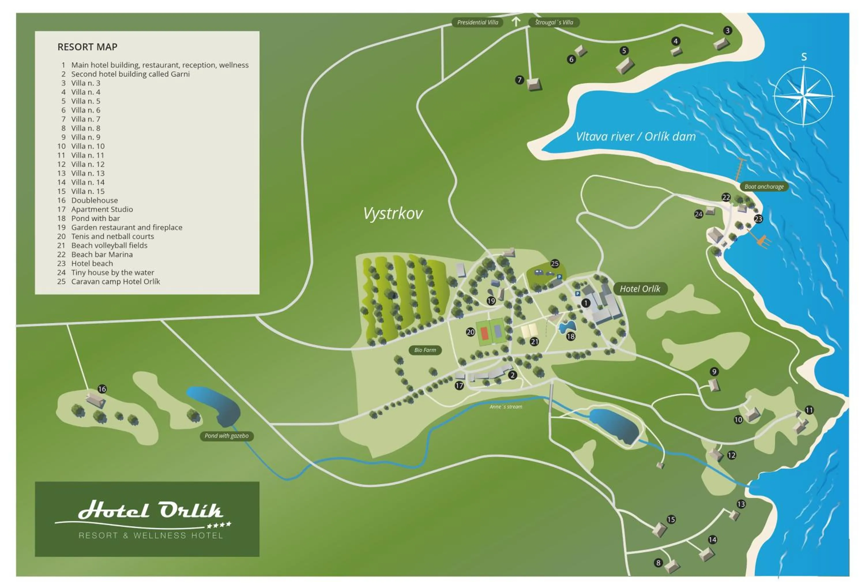 Property building in Wellness Hotel Orlík