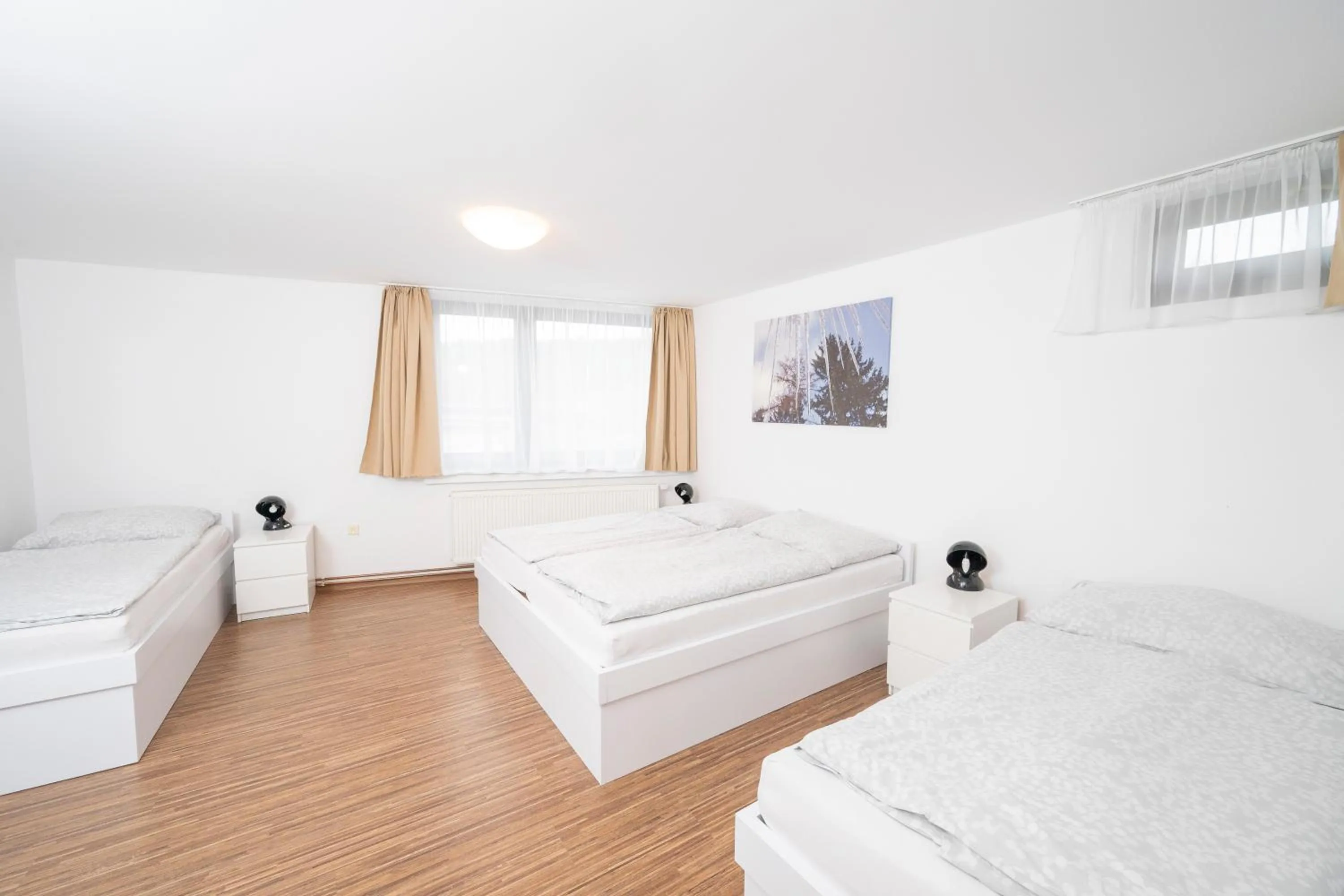 Bed in Wellness Hotel Orlík