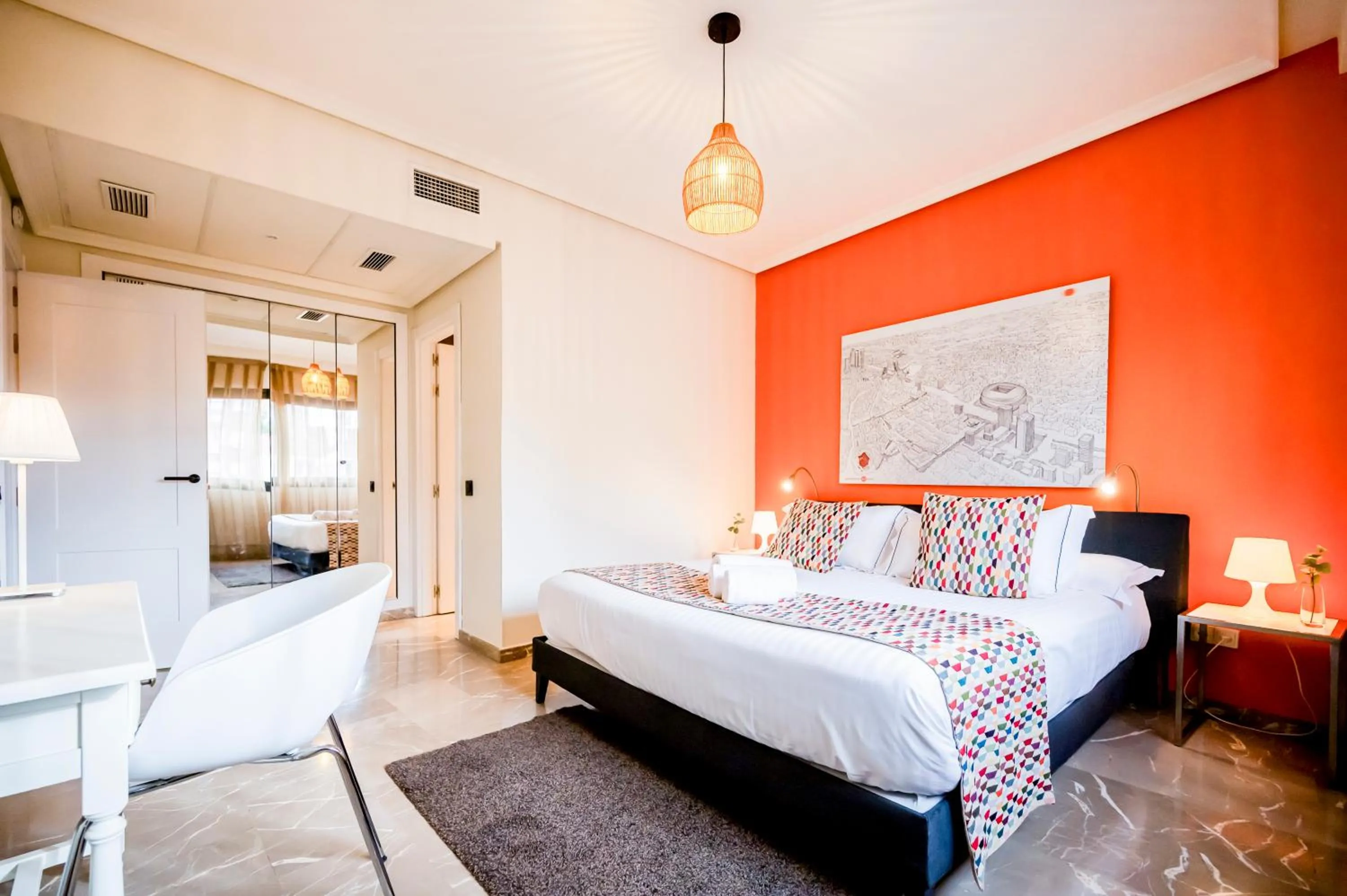 Bed in Apartamentos G3 Galeon