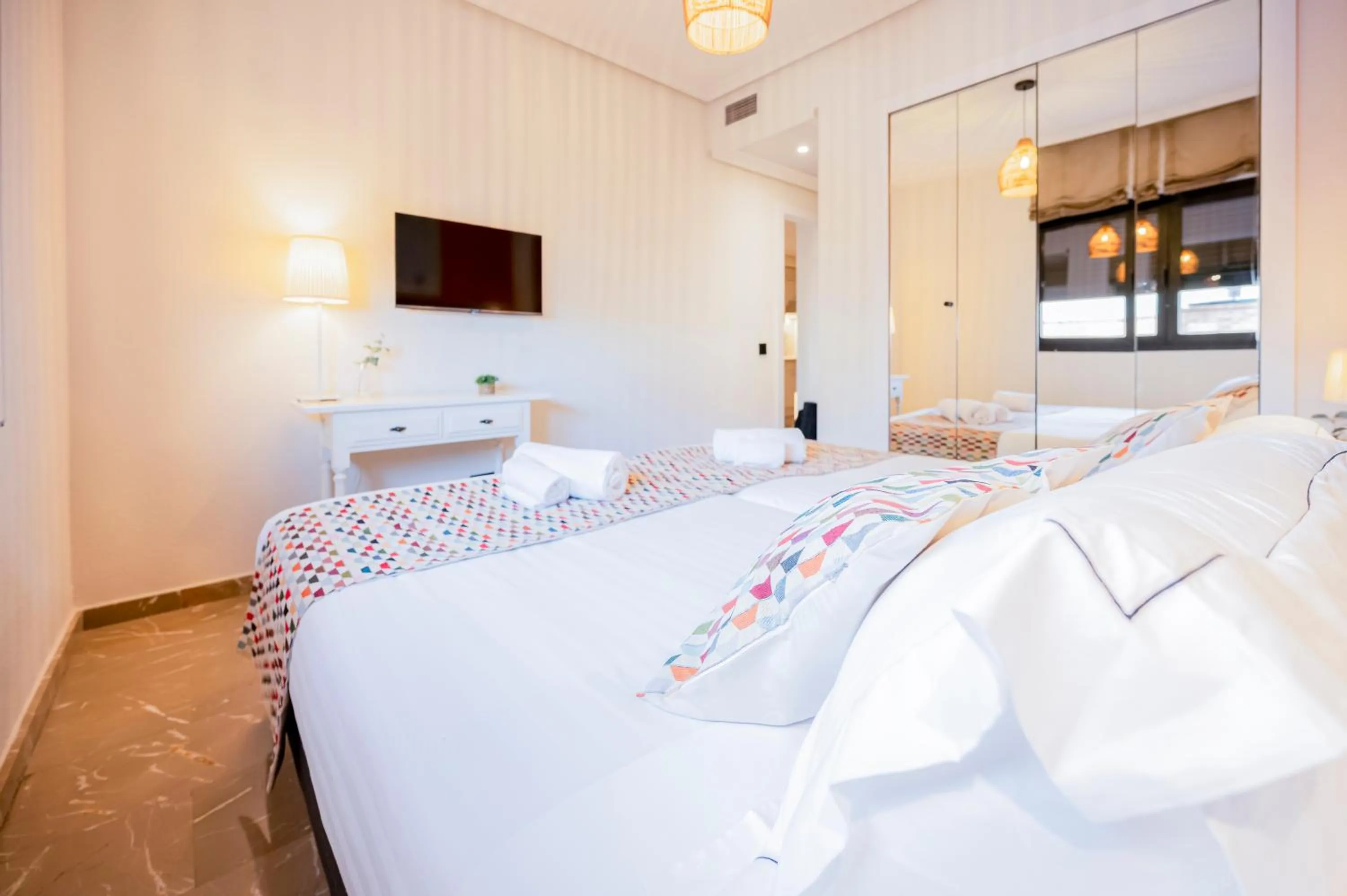 Bed in Apartamentos G3 Galeon